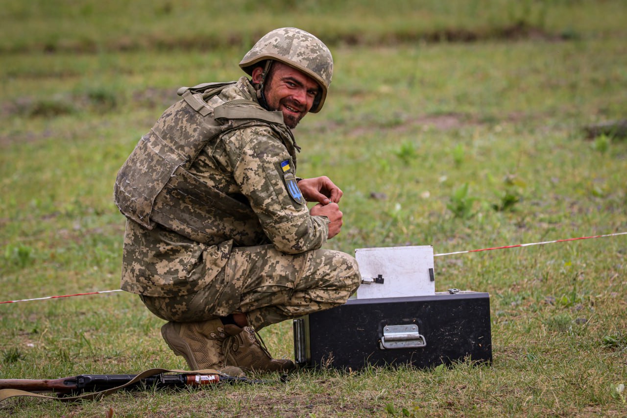 Військовий на навчанні