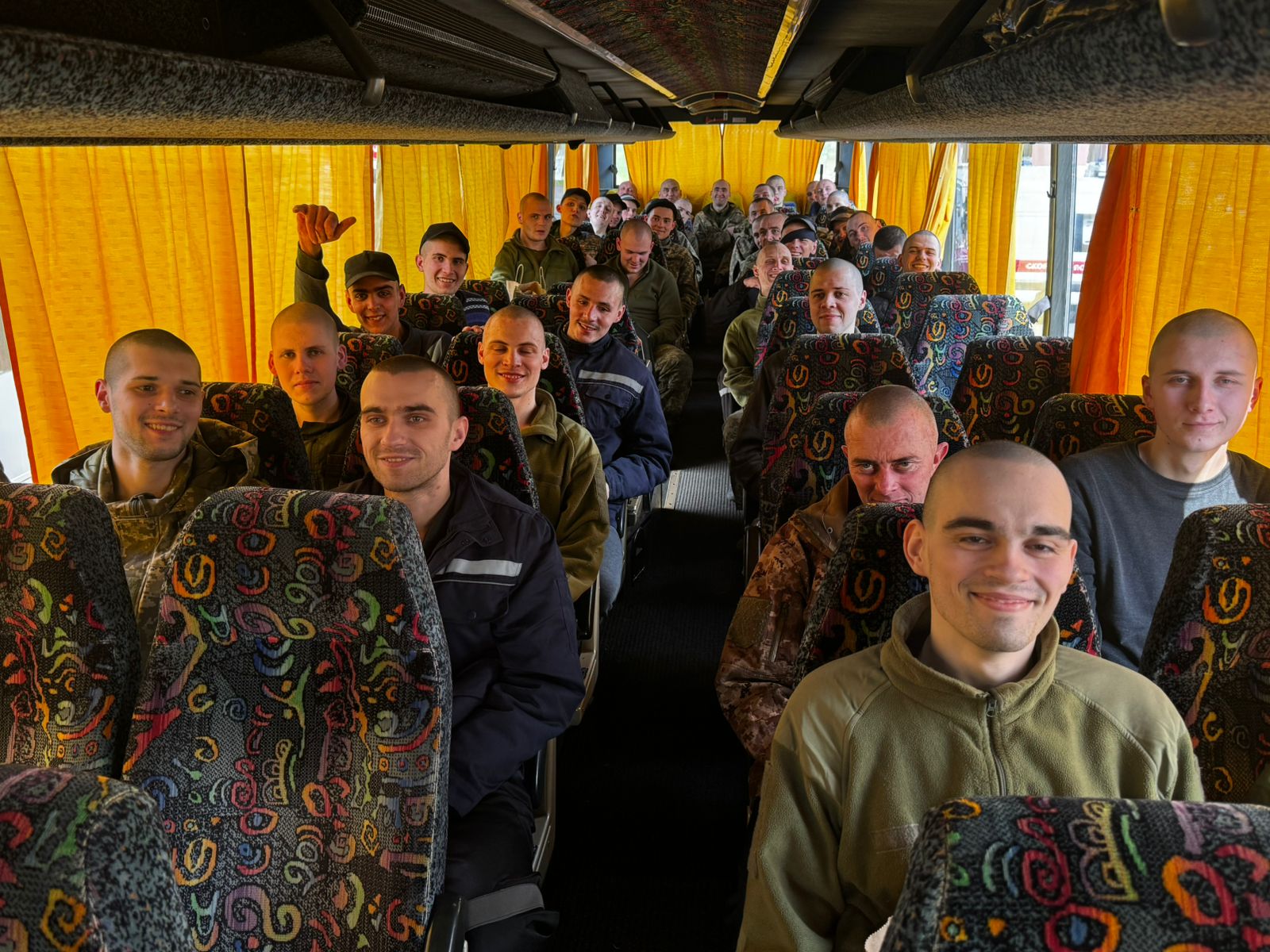 звільнені з полону росіян