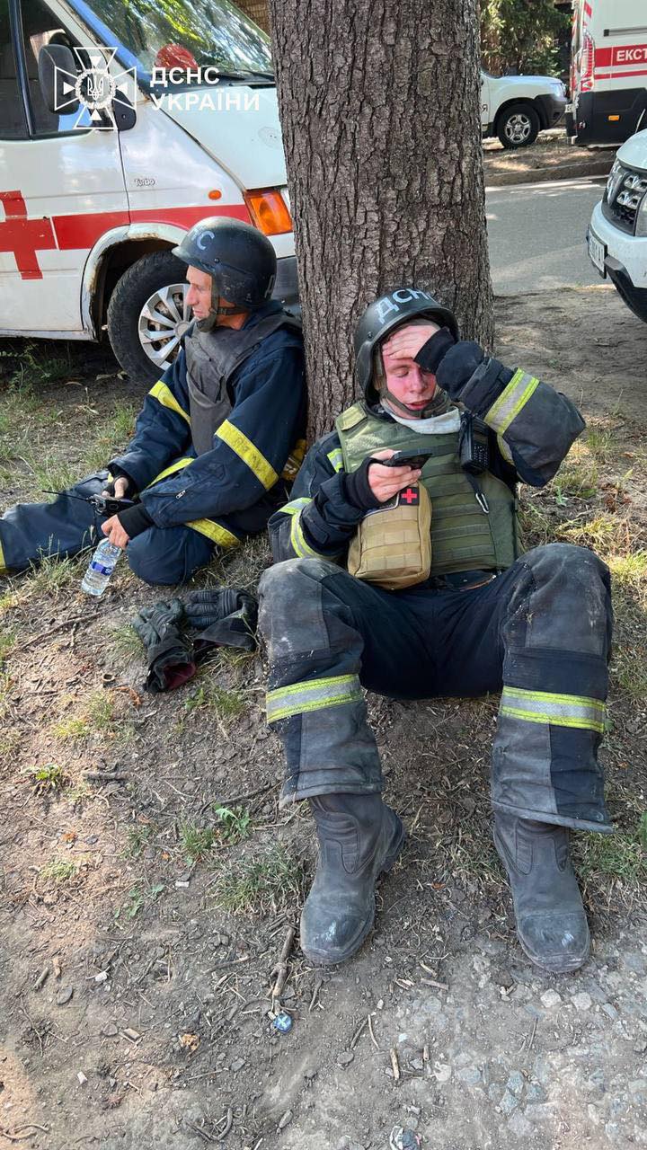 Надзвичайник після рятувальної операції