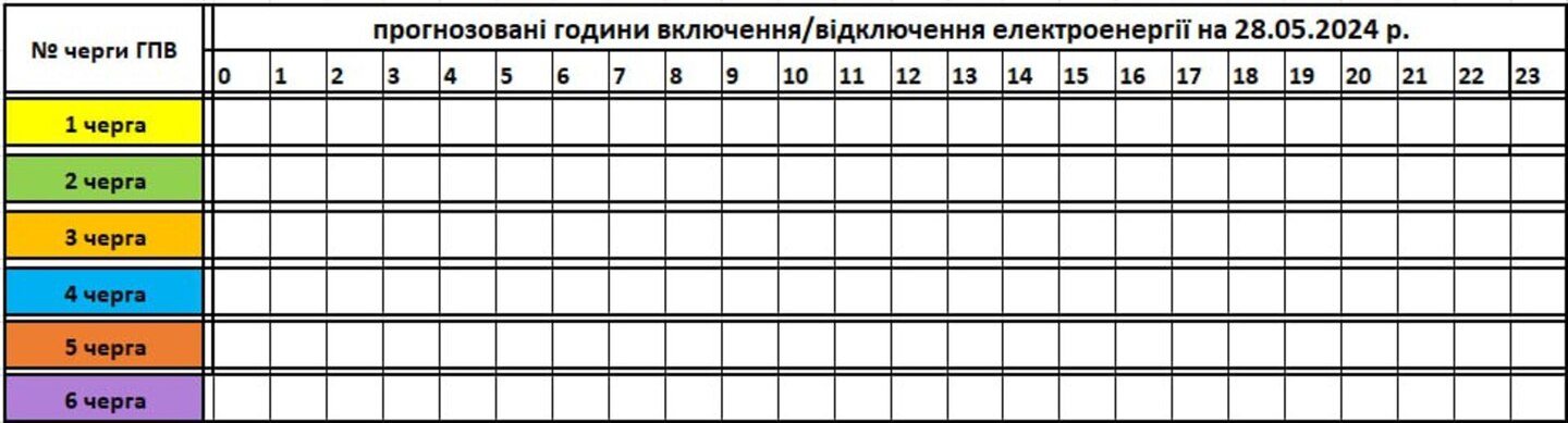 На Закарпатті 29 травня світло не відключатимуть
