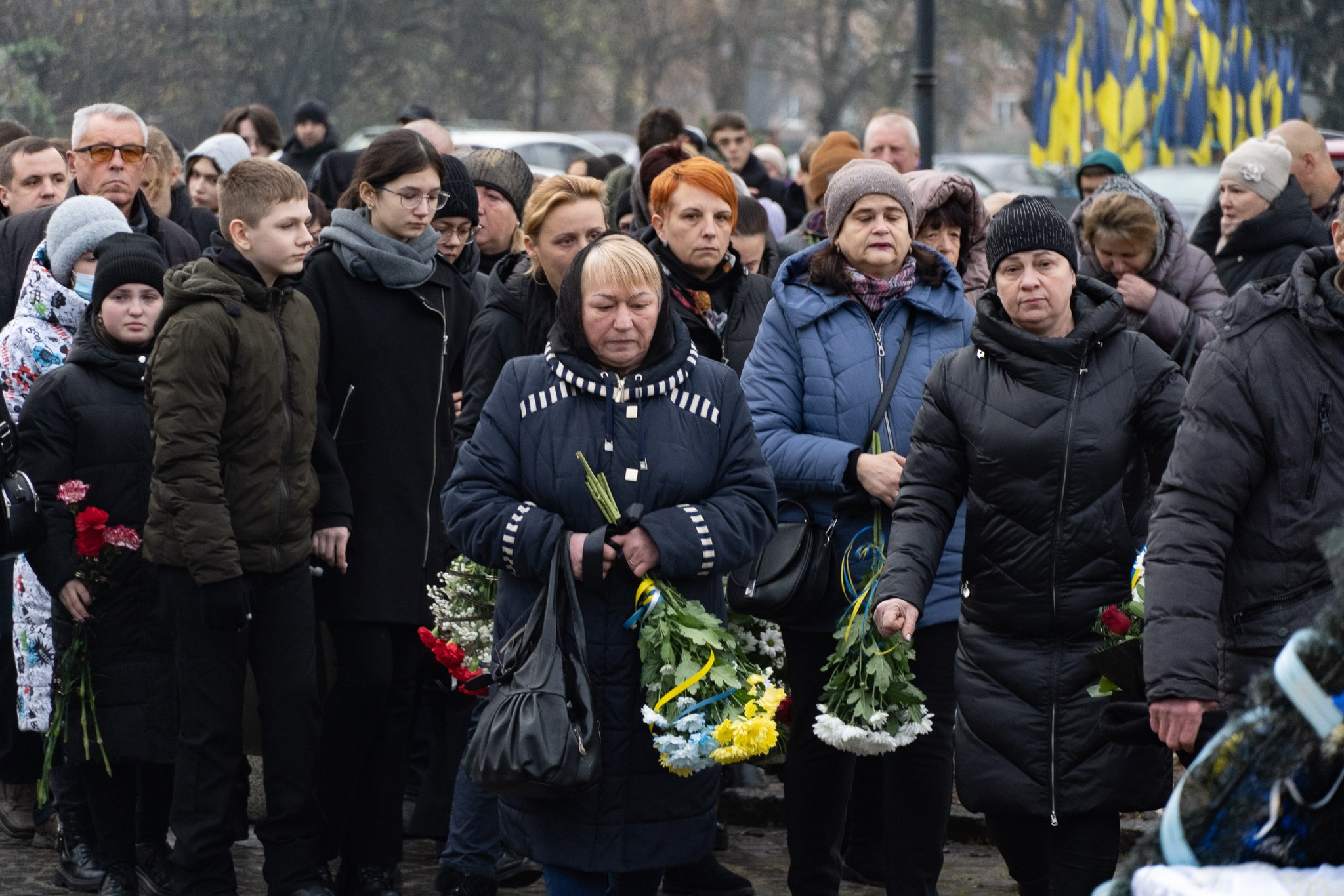 містяни прийшли попрощатися з Воїном 