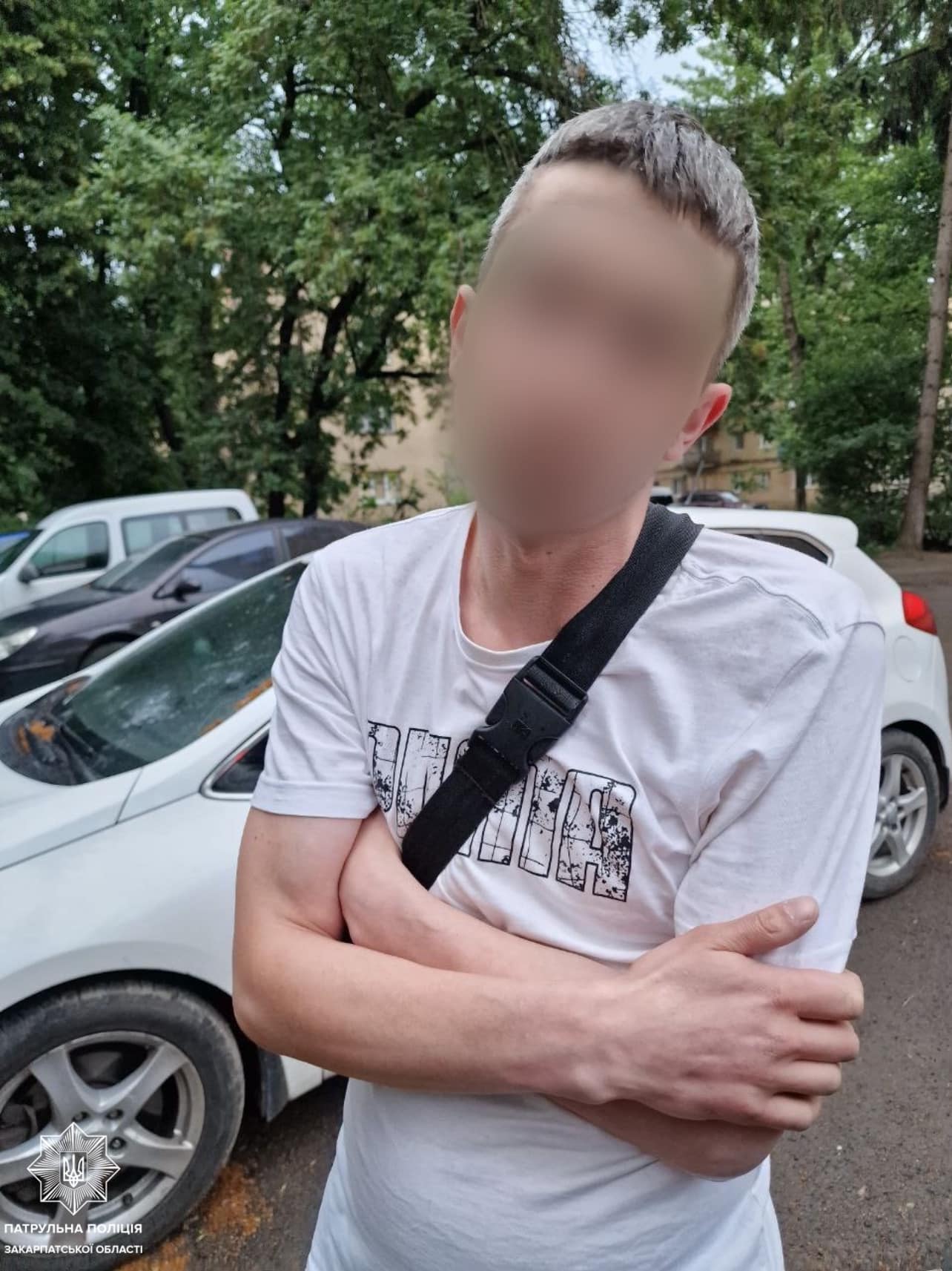 Фото затриманого чоловіка