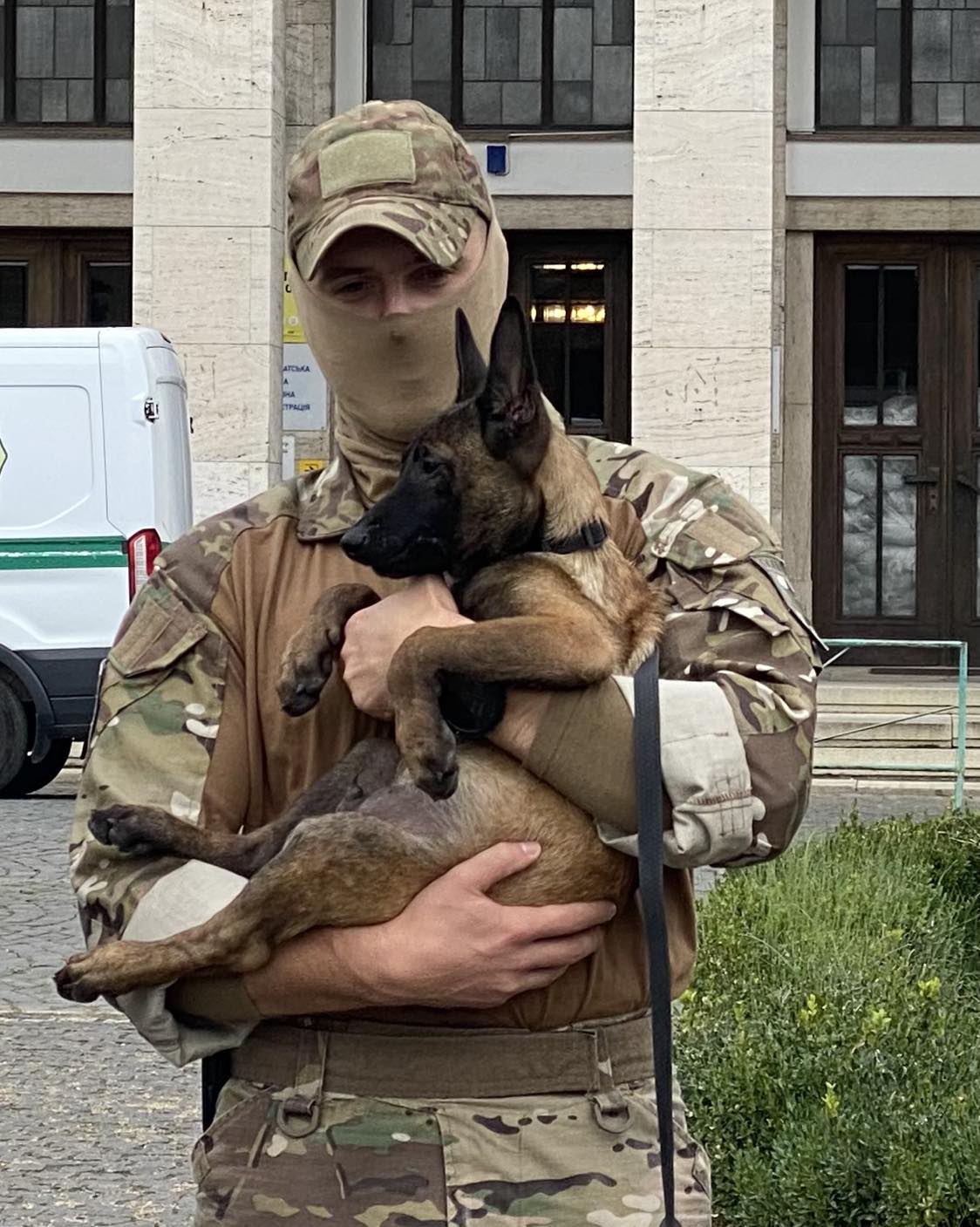 Фото щеняти з поліцейським 