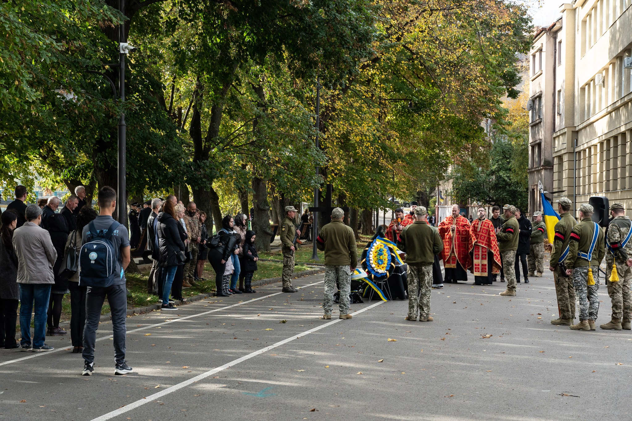Прощання відбулося на набережній Незалежності 