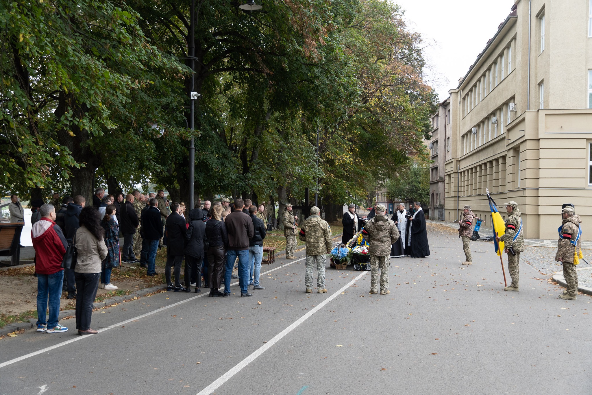 Прощання з Героєм на набережній Незалежності 