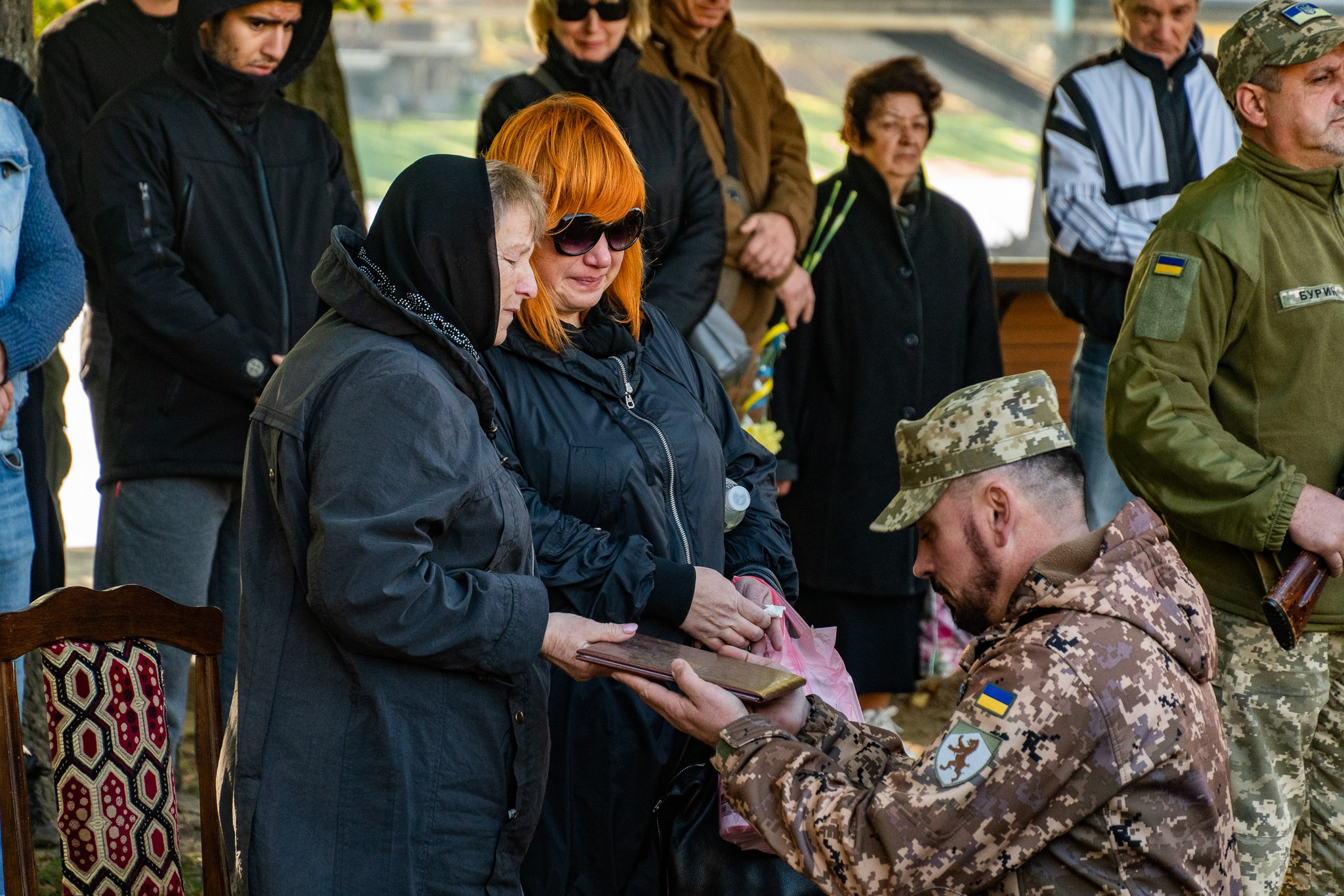 Рідні полеглого Героя 