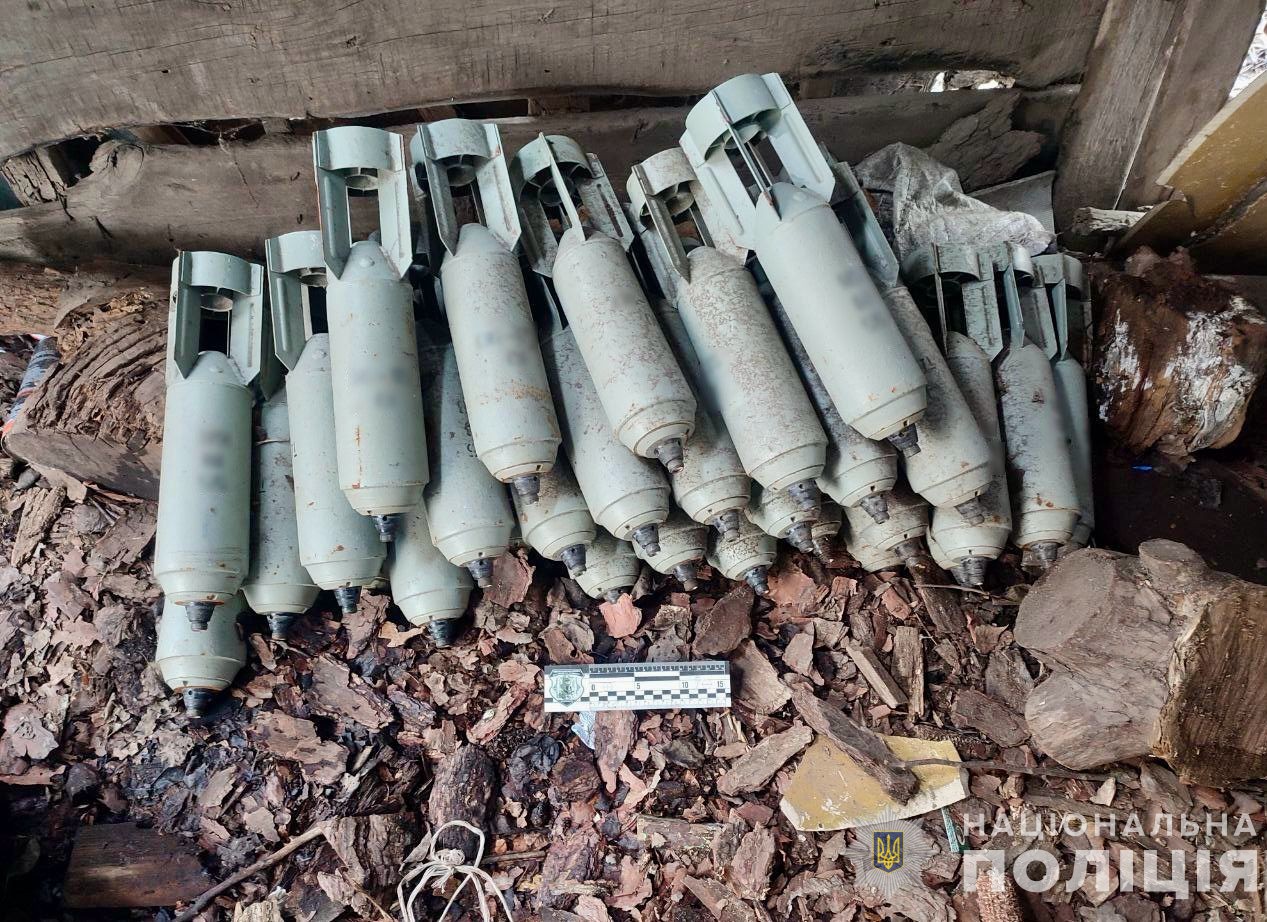 Боєприпаси, що залишилися у "спадок" від окупантів 