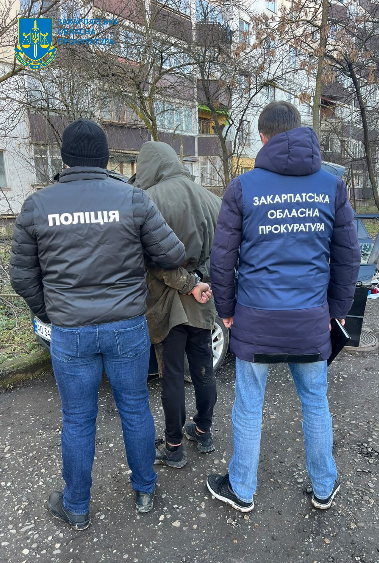 Під час затримання підозрюваного в Ужгороді