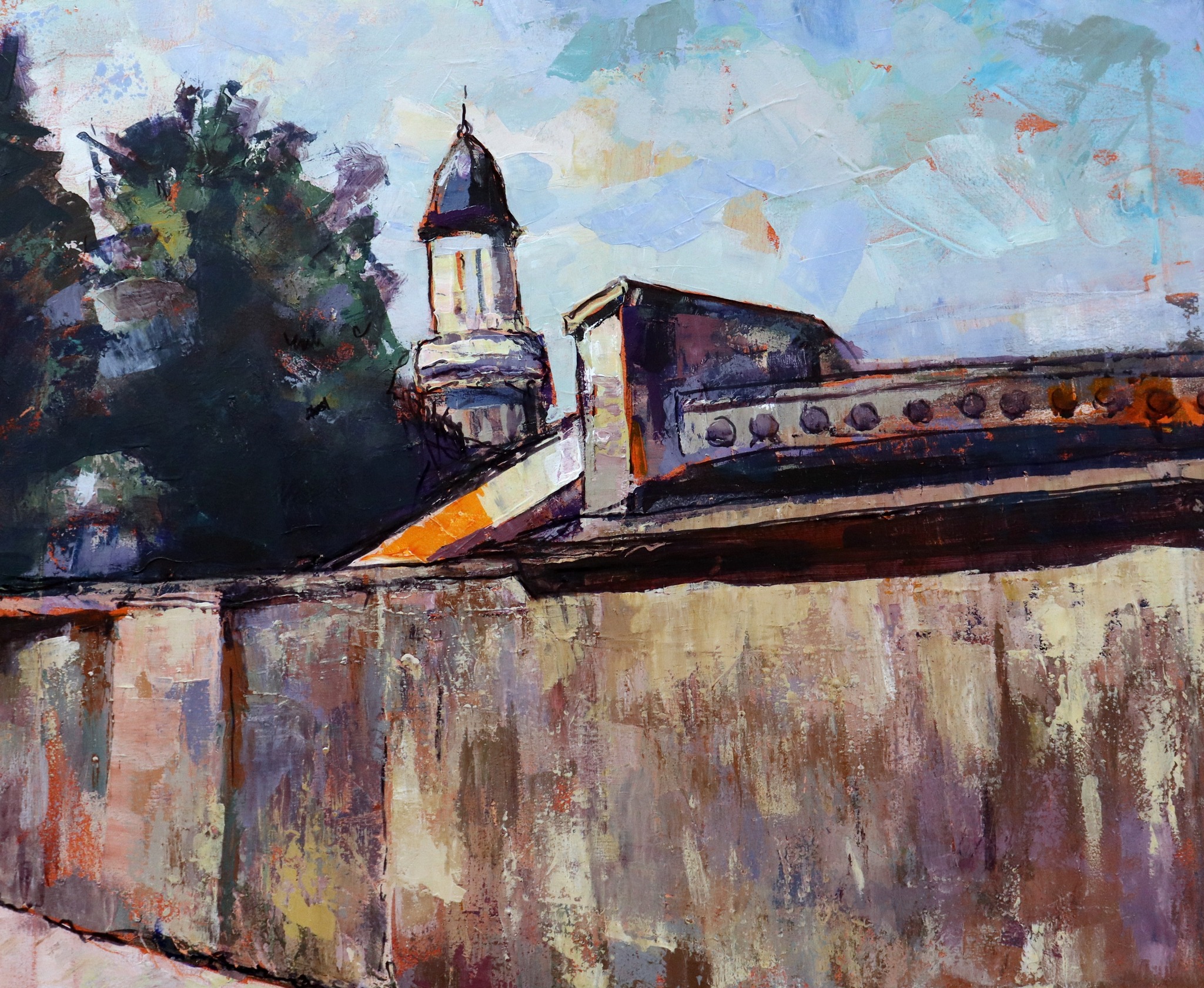 Таким бачить Ужгород Андрій Куруц на своїй картині 