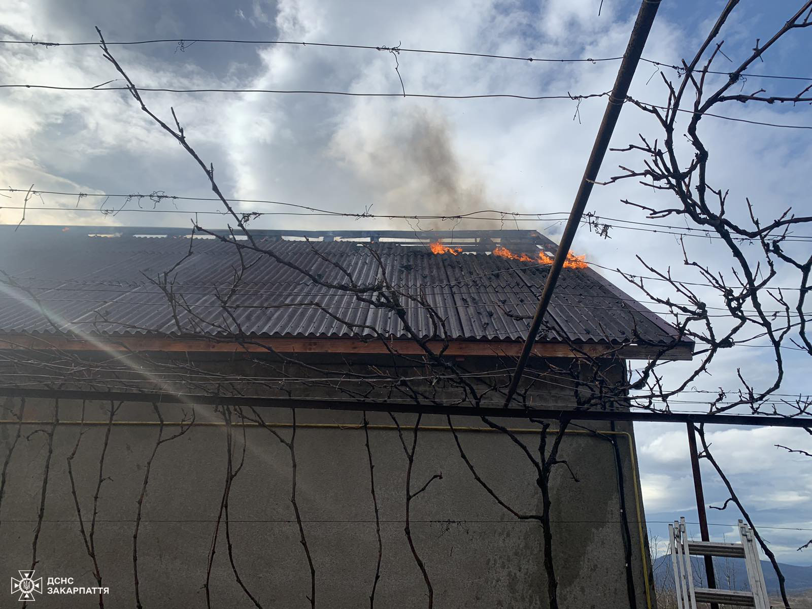 Пожежники загасили полум‘я менші ніж за пів години