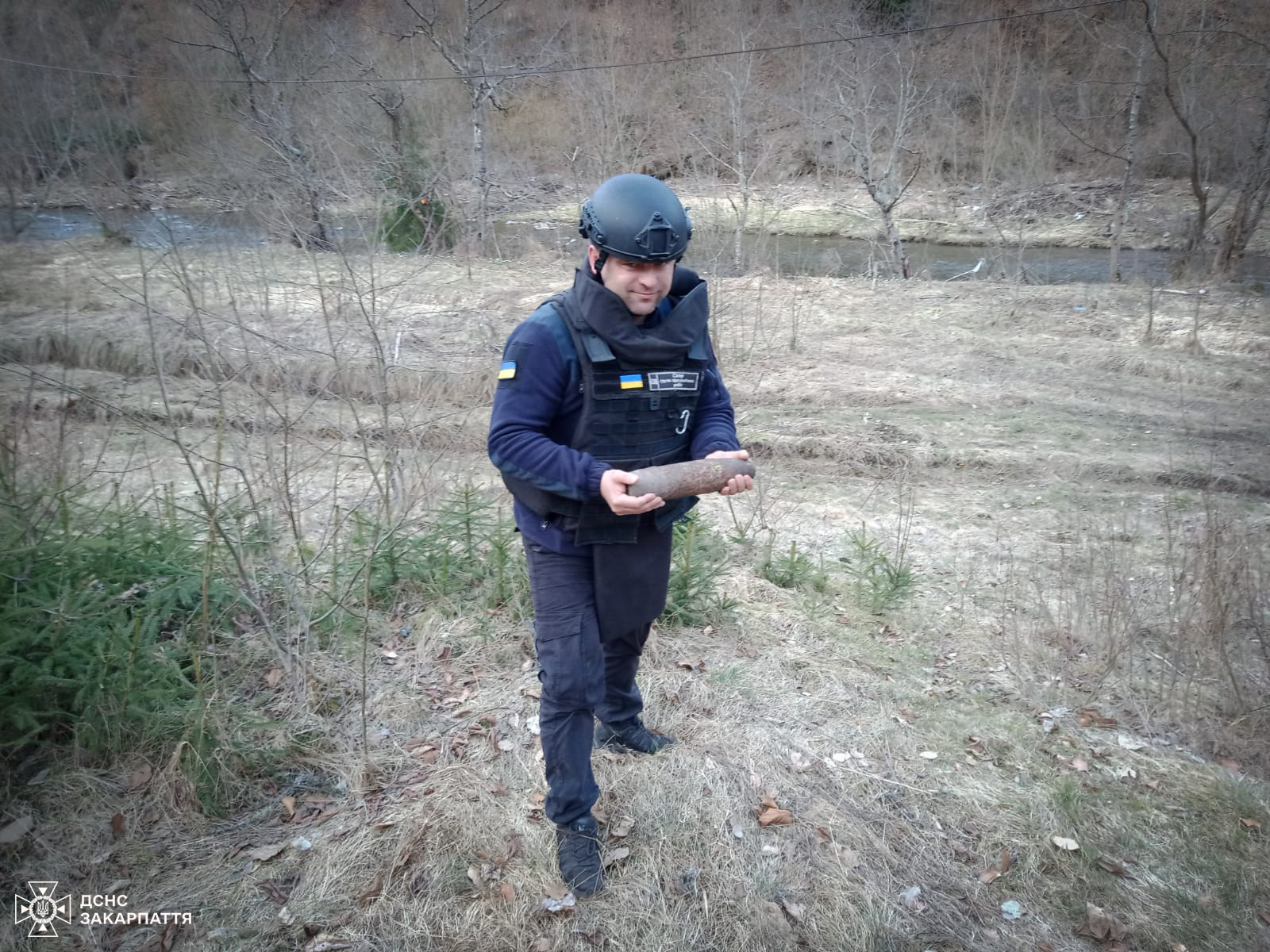 ДСНСник на місці інциденту 