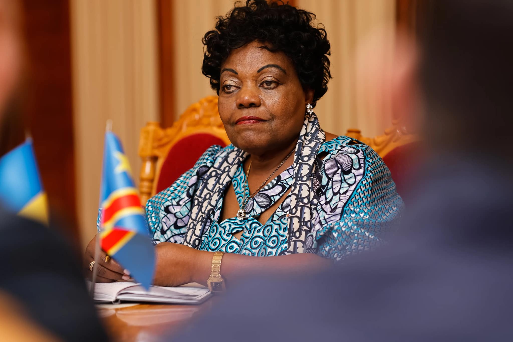 Учасниця делегації Республіки Конго під час робочої зустрічі у Закарпатській ОВА