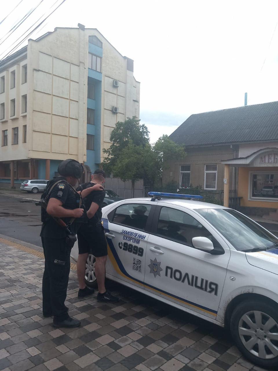 Фото затримання чоловіка
