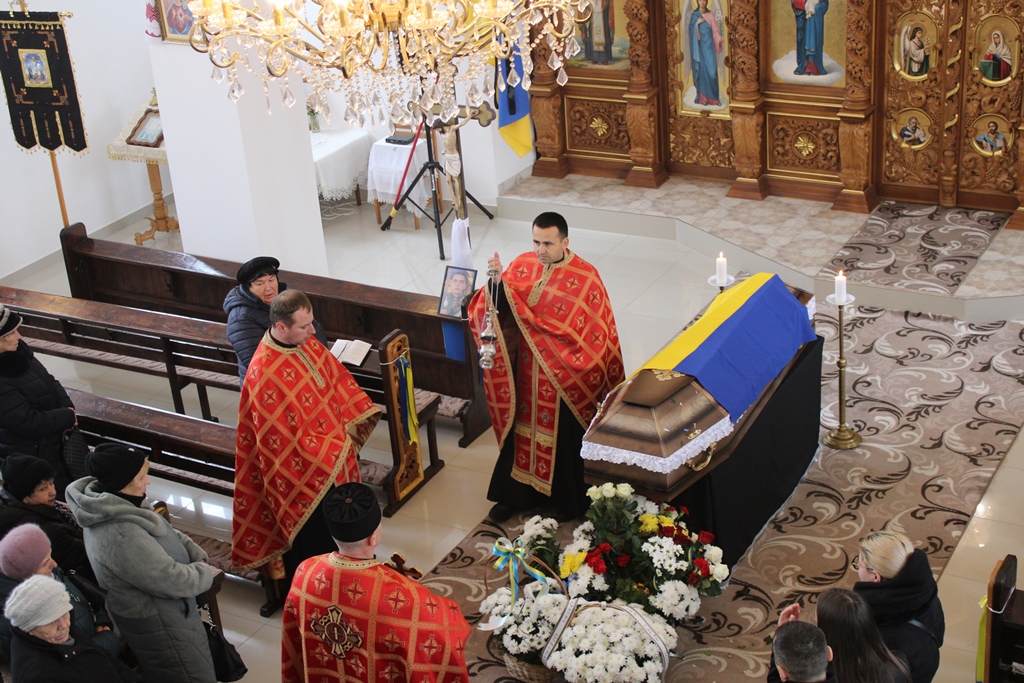 Прощання із захисником Валерієм Костецьким