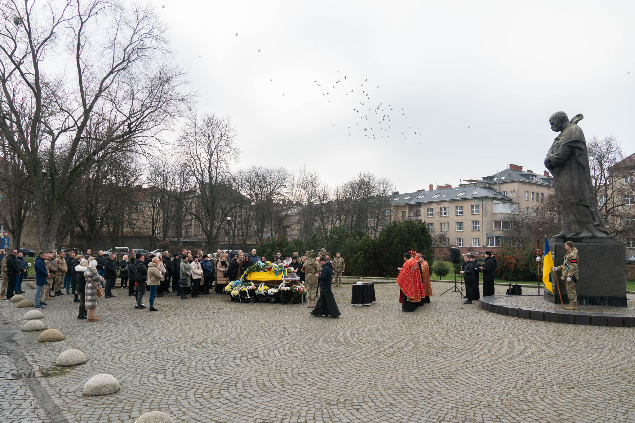 Прощання із воїном Павлом Петровським