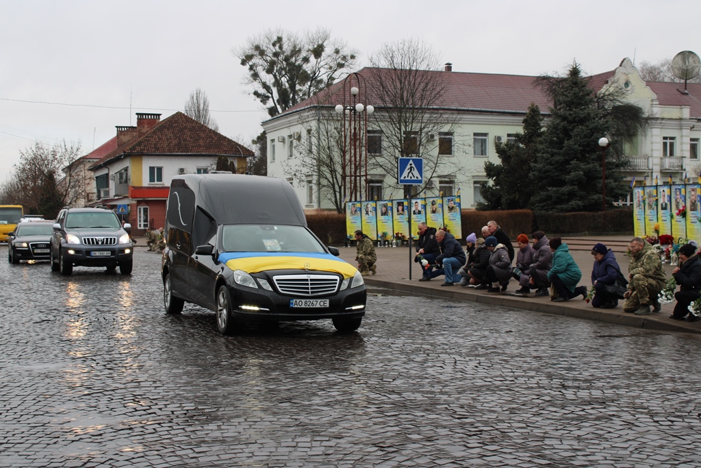 Прощання із захисником Валерієм Костецьким