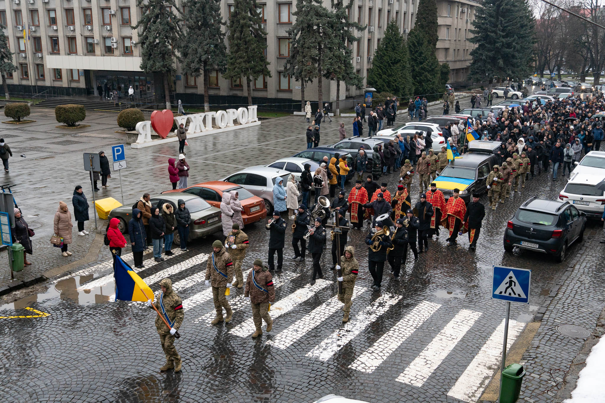 Прощання із захисником Василем Габрусем