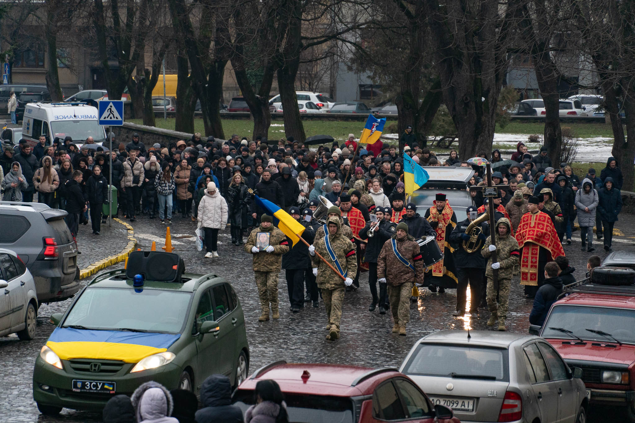 Прощання із захисником Василем Габрусем