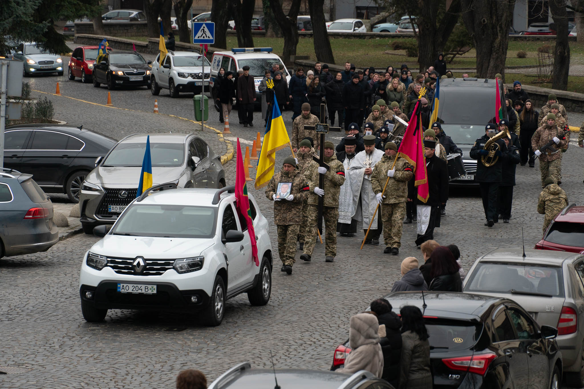 Прощання із воїном Дмитром Цацурою