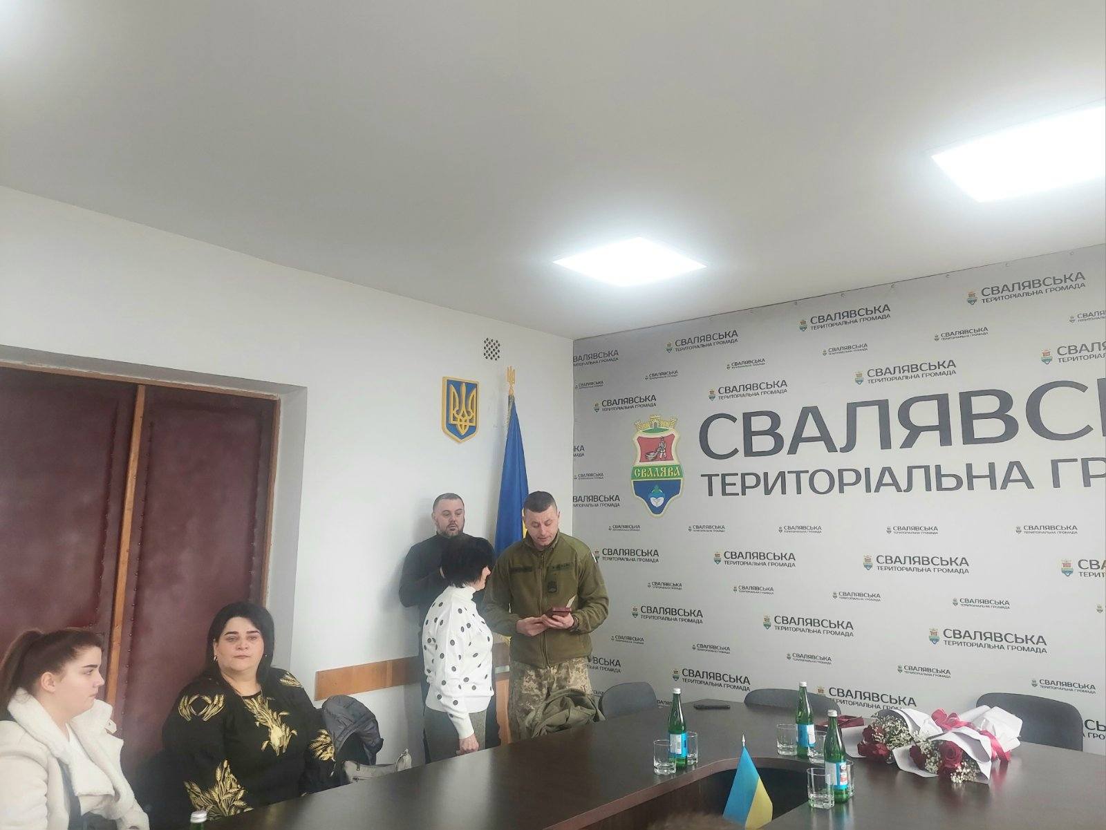 Вручення нагород родинам полеглих військових