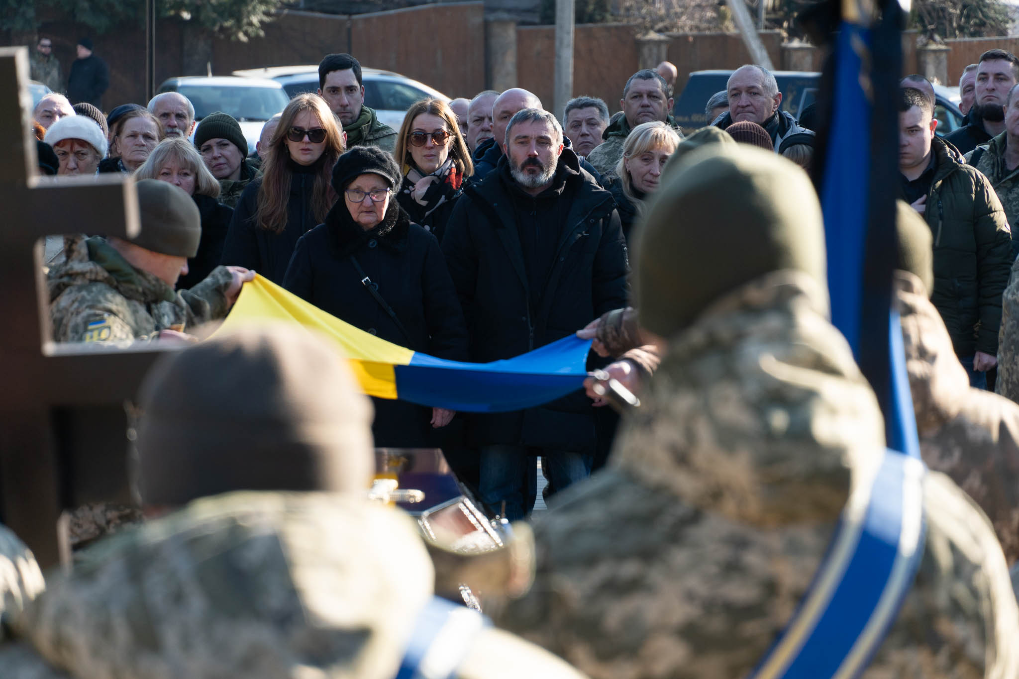 Прощання із воїном Андрієм Сокачем