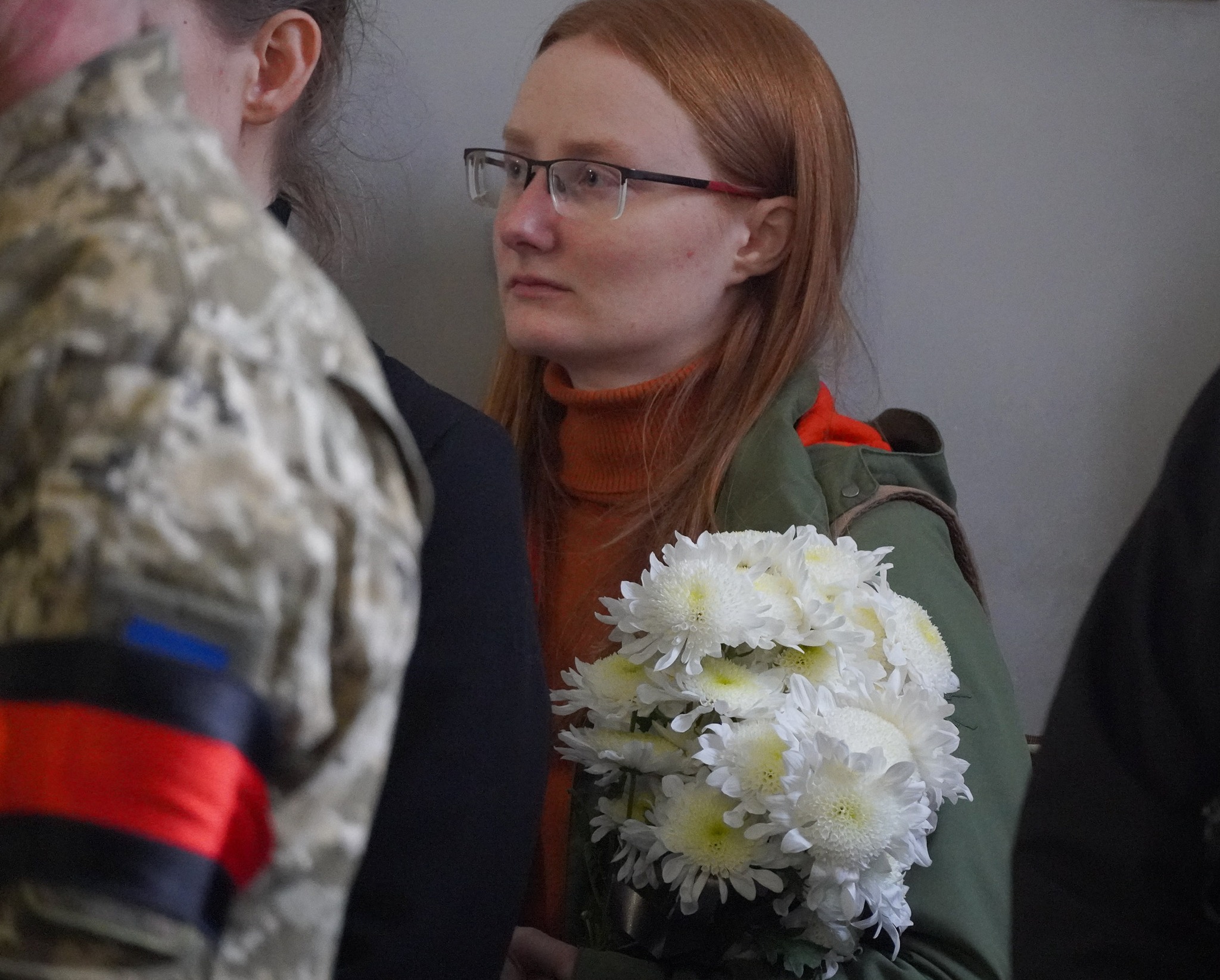 Під час церемонії прощання 