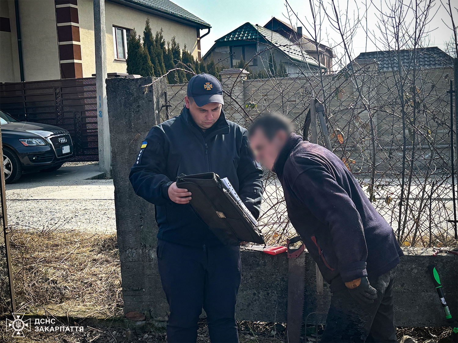 Підпал сухої трави на Тячівщині