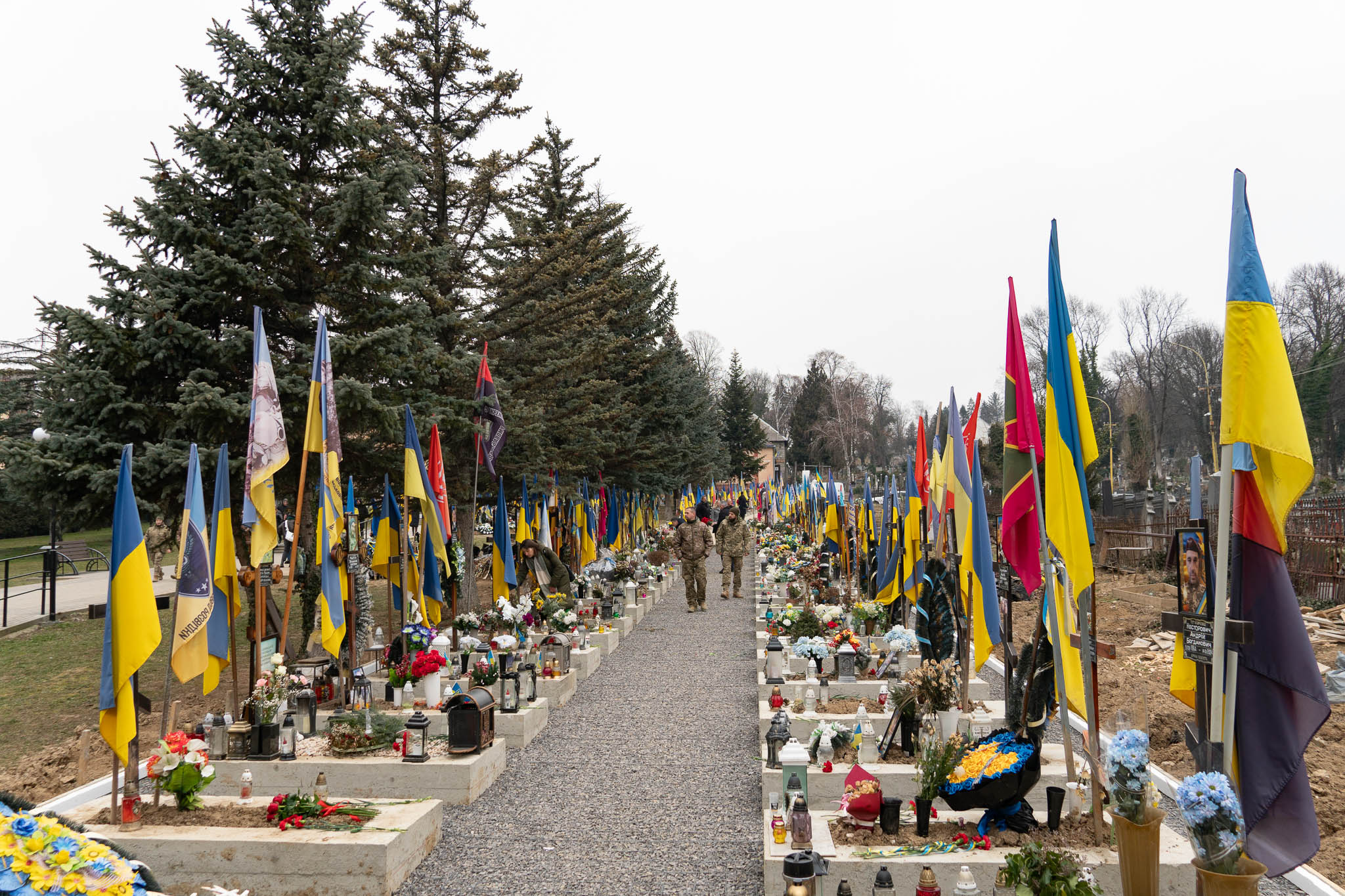 Вшанування пам'яті в Ужгороді на Пагорбі Слави