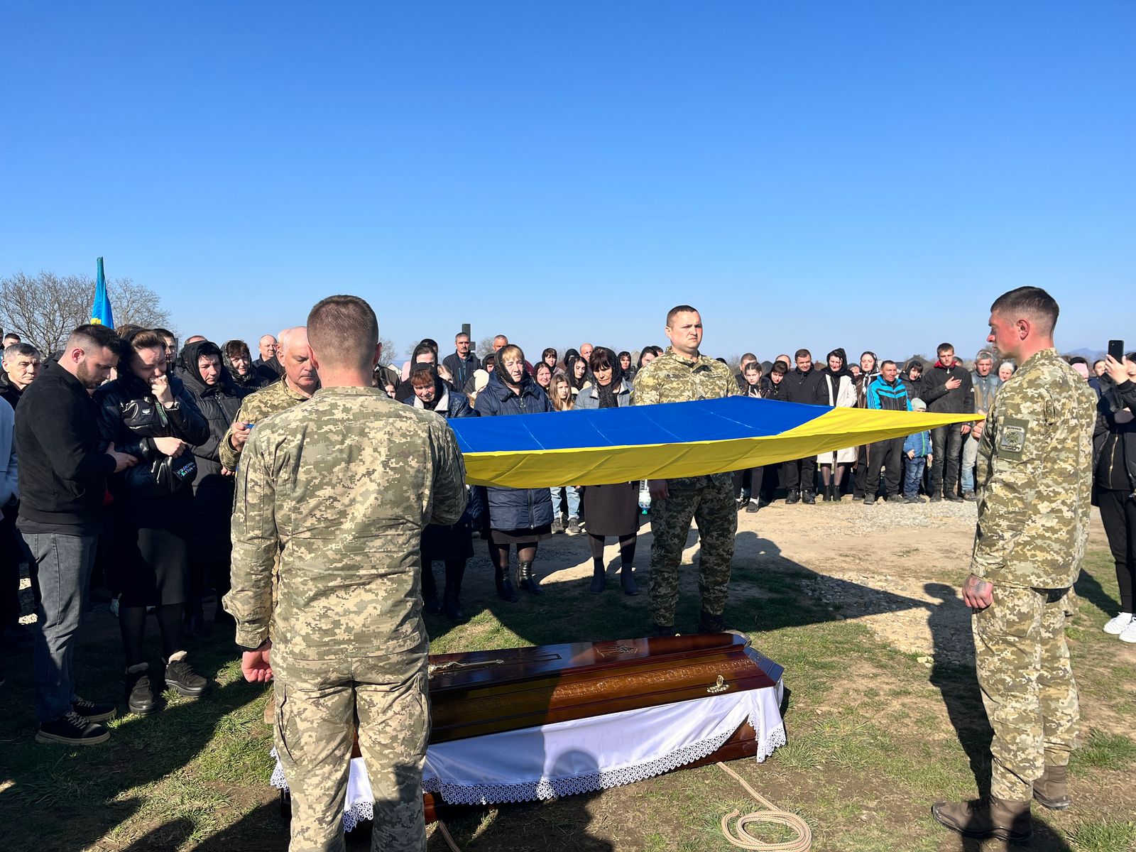 Прощання із воїном Станіславом Любкою