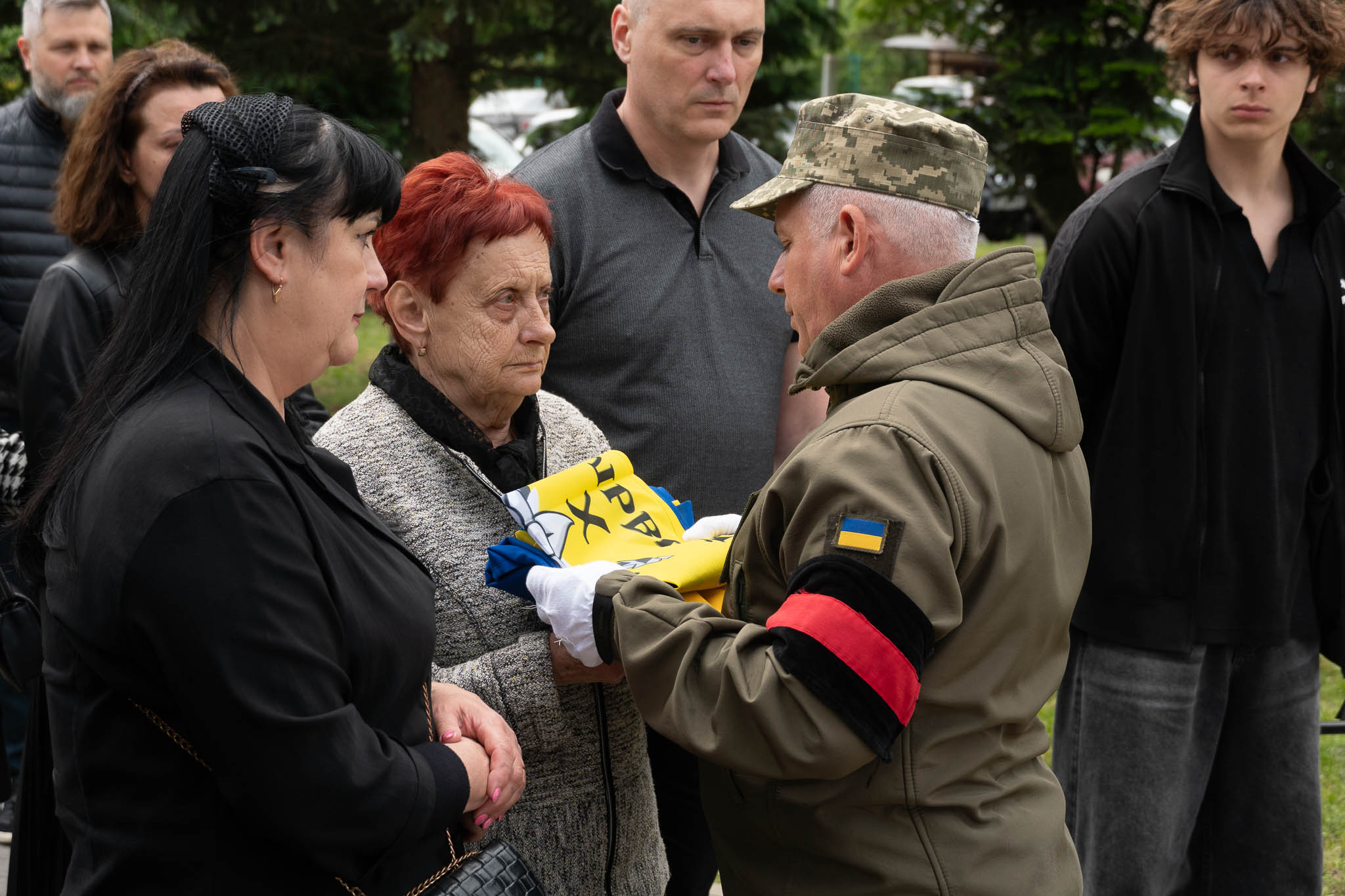Прощання з воїном Віктором Зацариніним