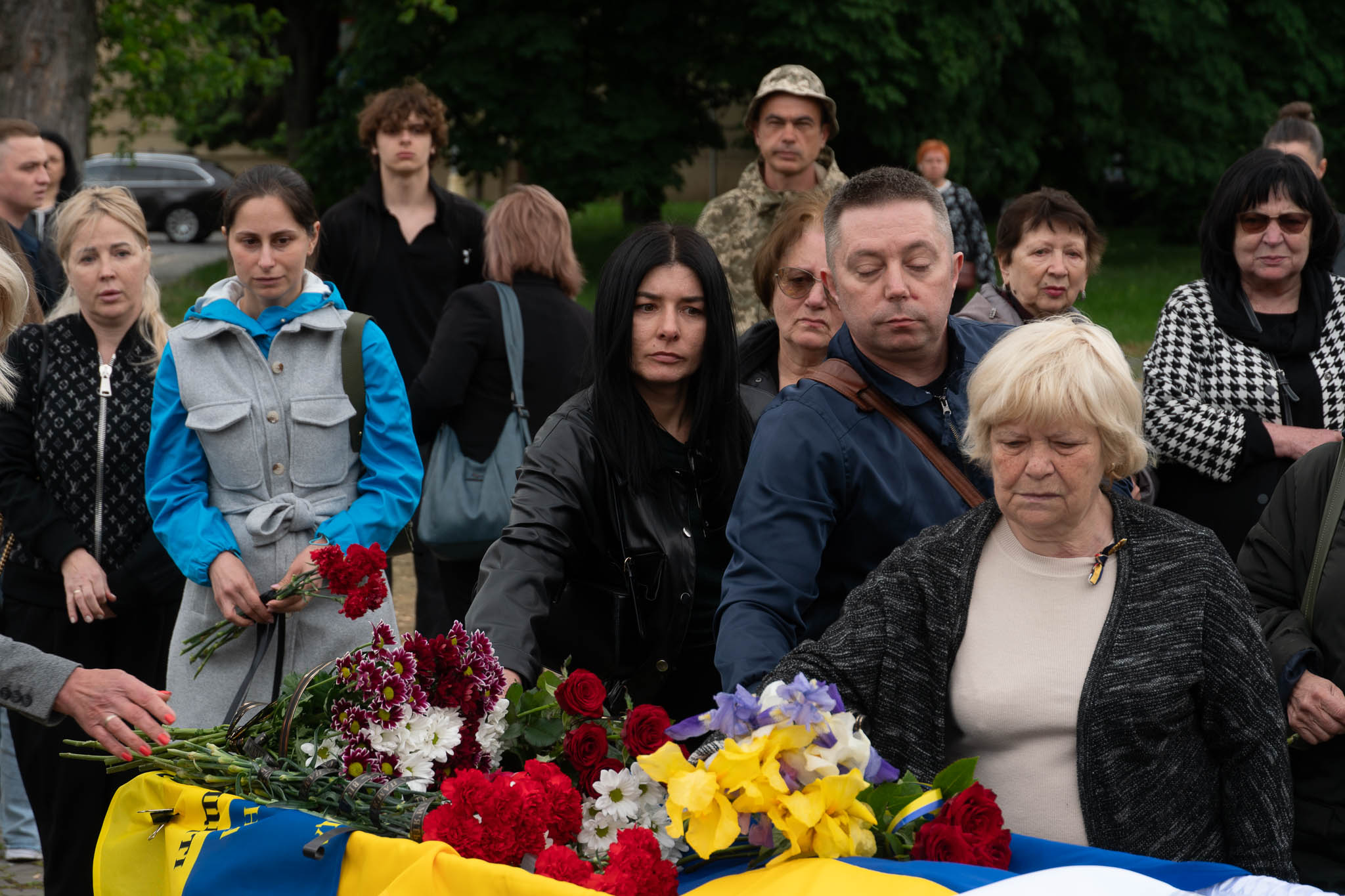 Прощання з воїном Віктором Зацариніним