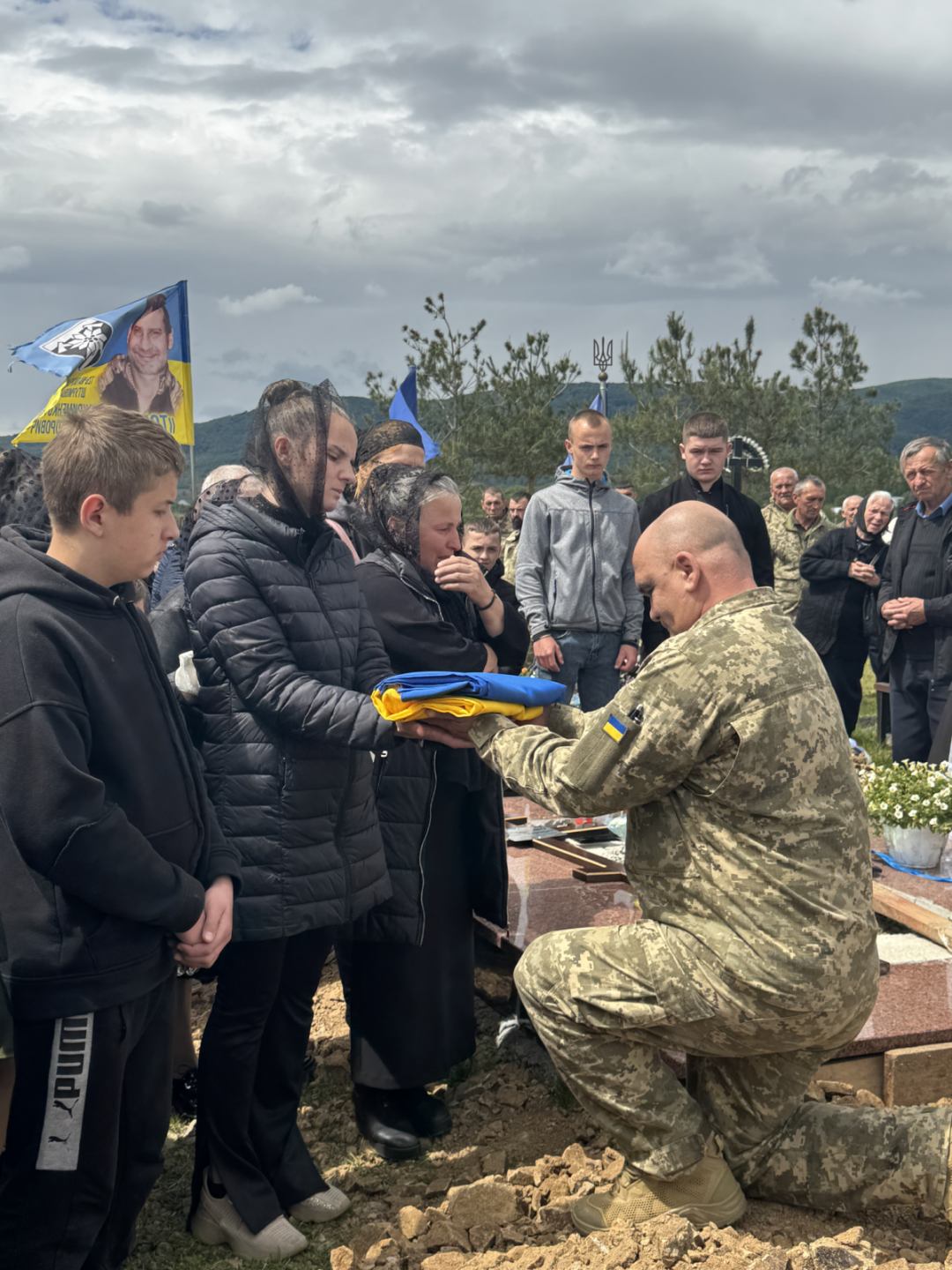 Прощання із військовим Юрієм Порошенком
