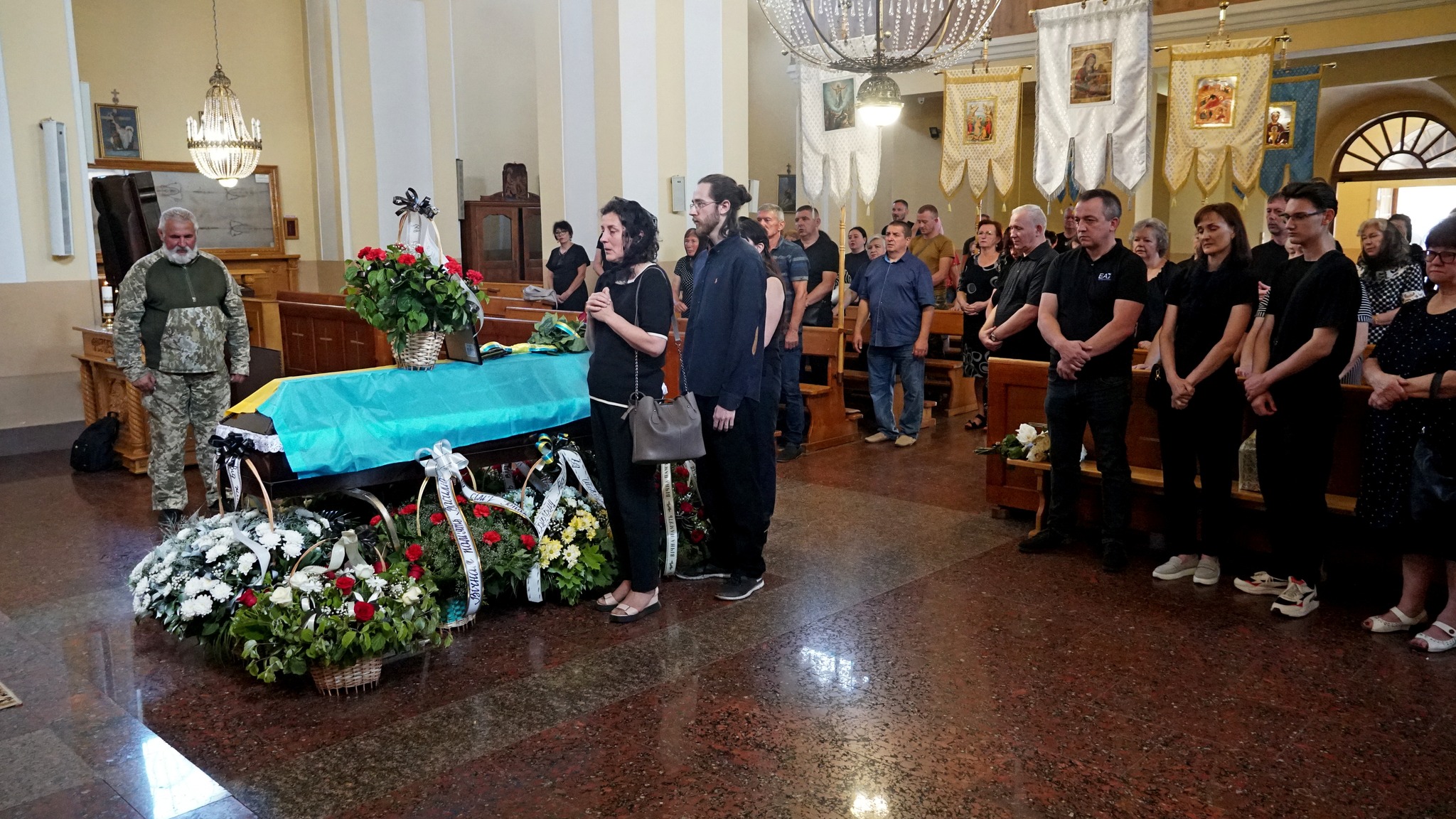 Прощання із воїном Василем Тарканієм