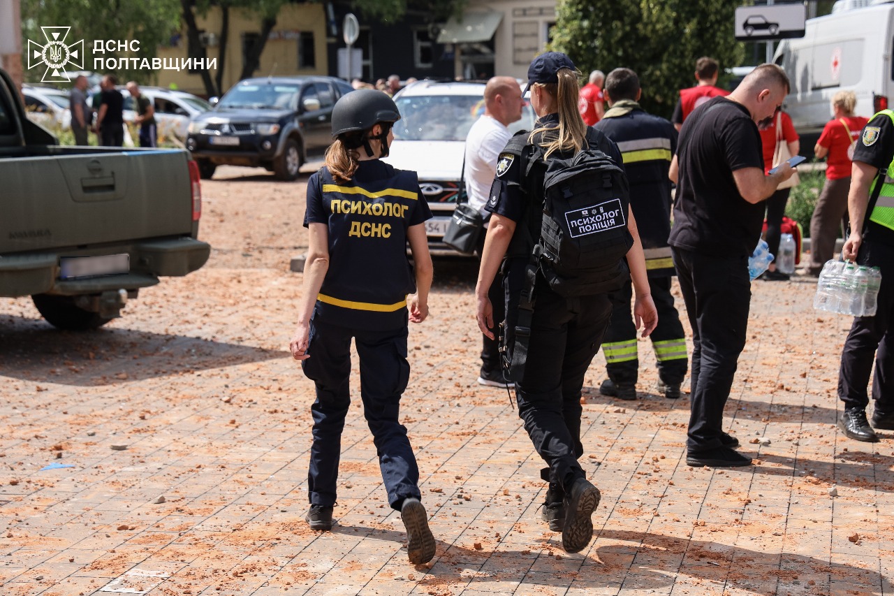 Наслідки обстрілу Полтави, 3 липня