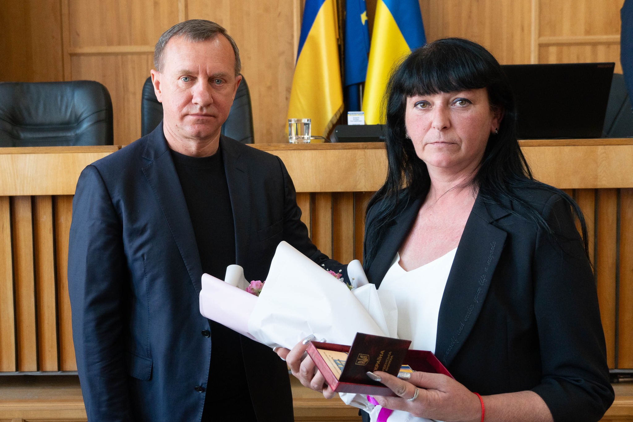 Вручення відзнак рідним полеглих воїнів