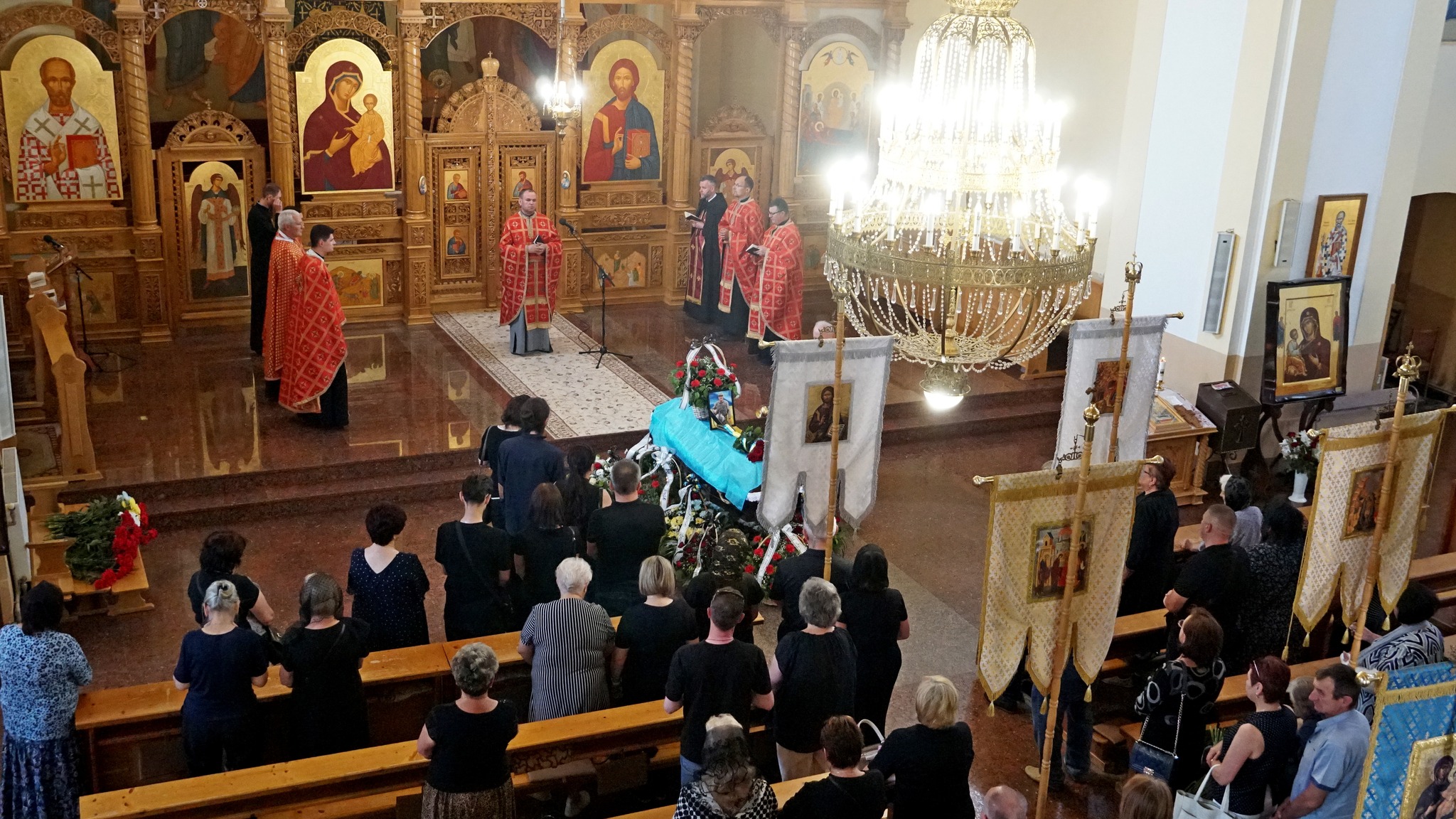 Прощання із воїном Василем Тарканієм
