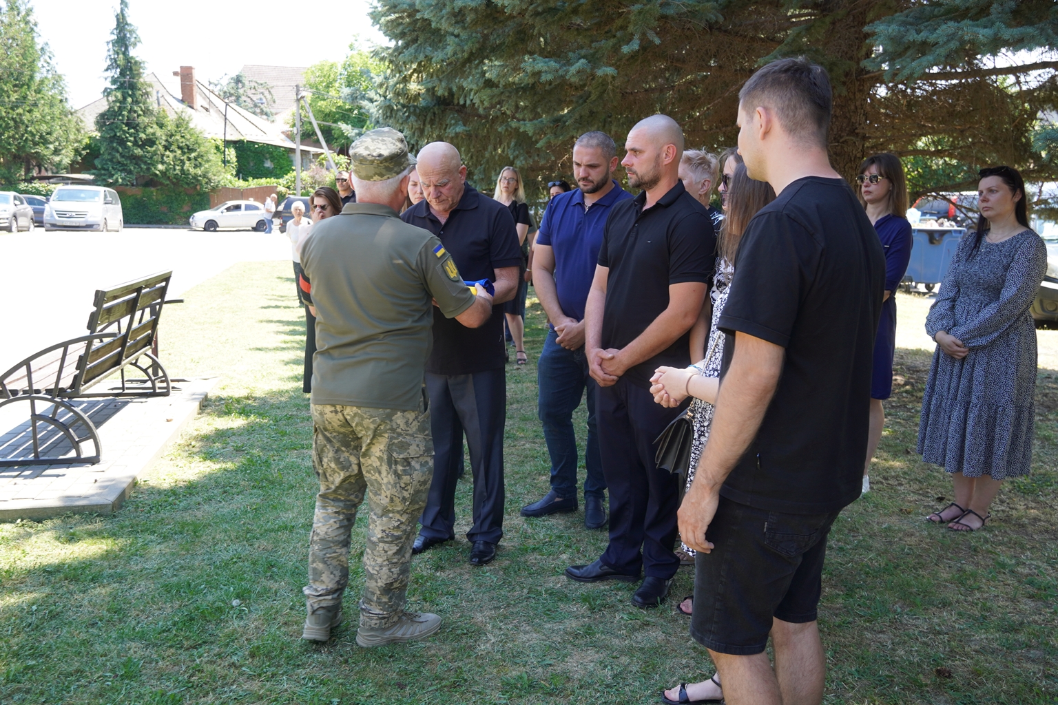 Прощання з полеглим військовим Сергієм Желізкою
