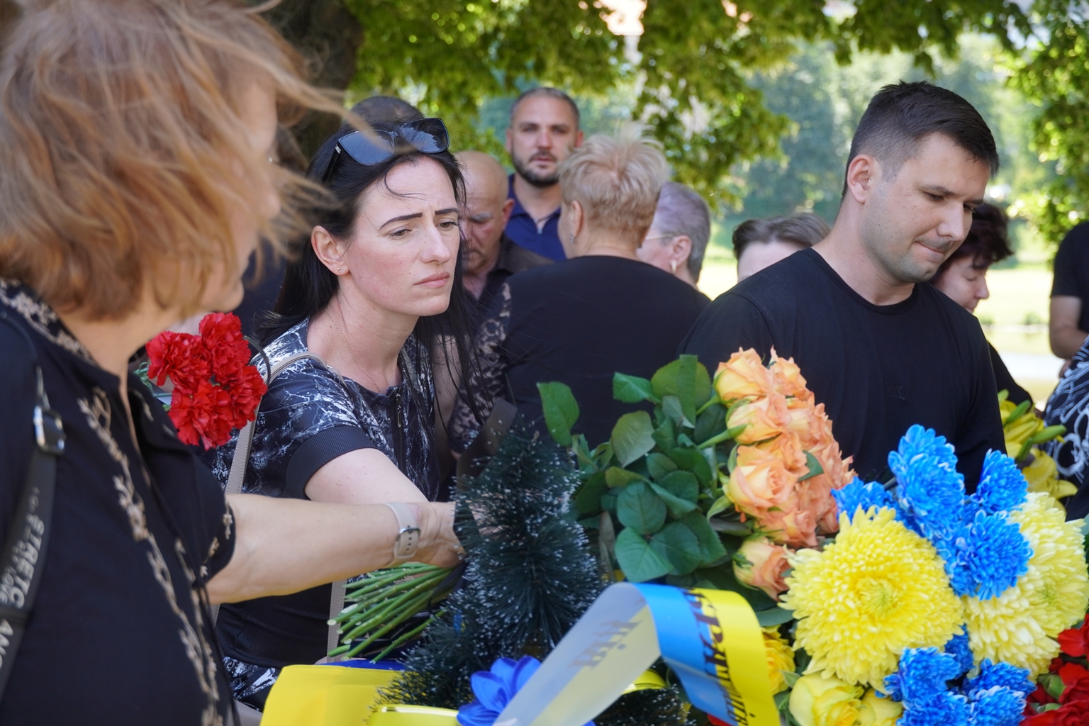 Прощання з полеглим військовим Сергієм Желізкою