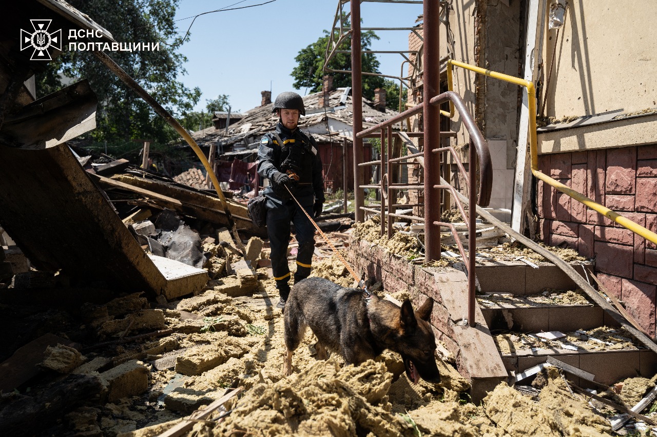 Наслідки обстрілу Полтави, 3 липня