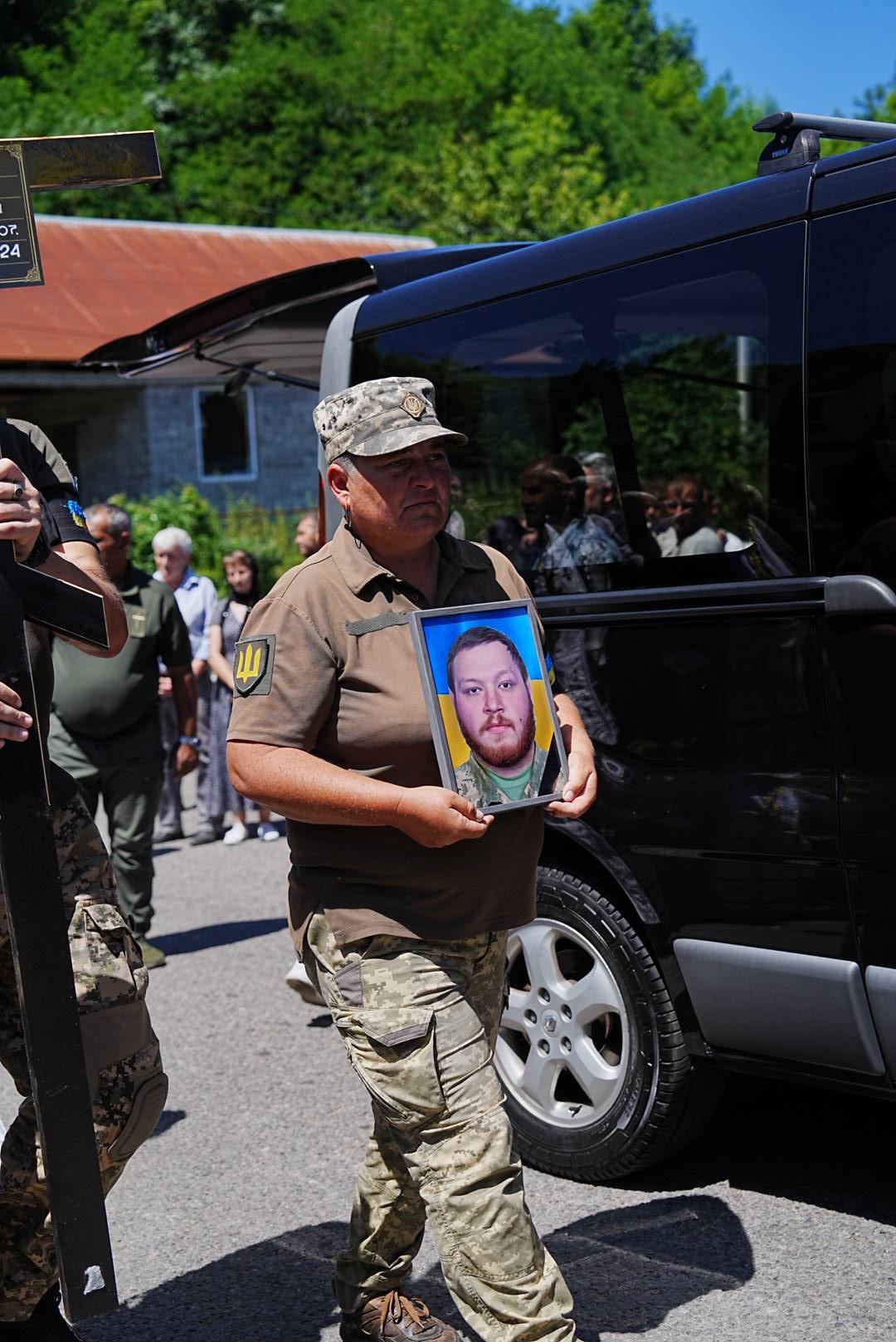 Прощання з військовим Олександром Лацком