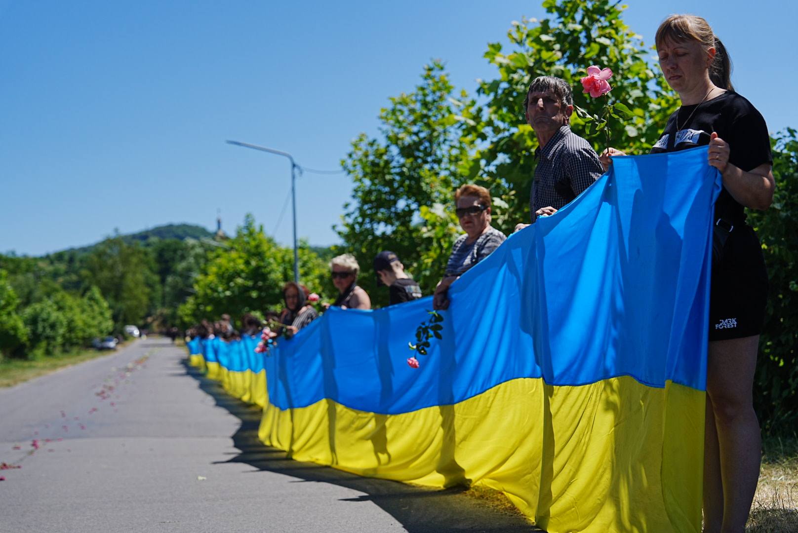 Прощання з військовим Олександром Лацком