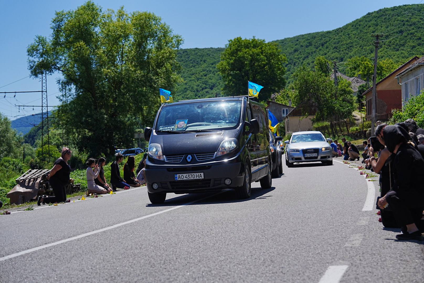 Прощання з військовим Олександром Лацком