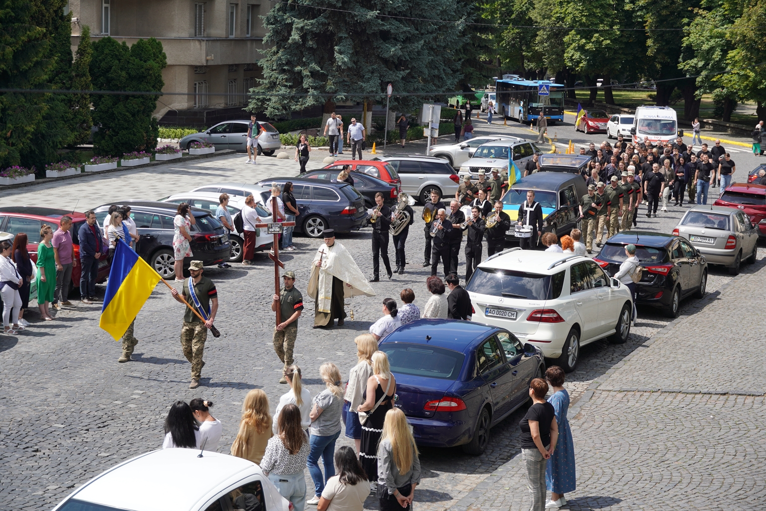 Прощання з воїном Віктором Набожним