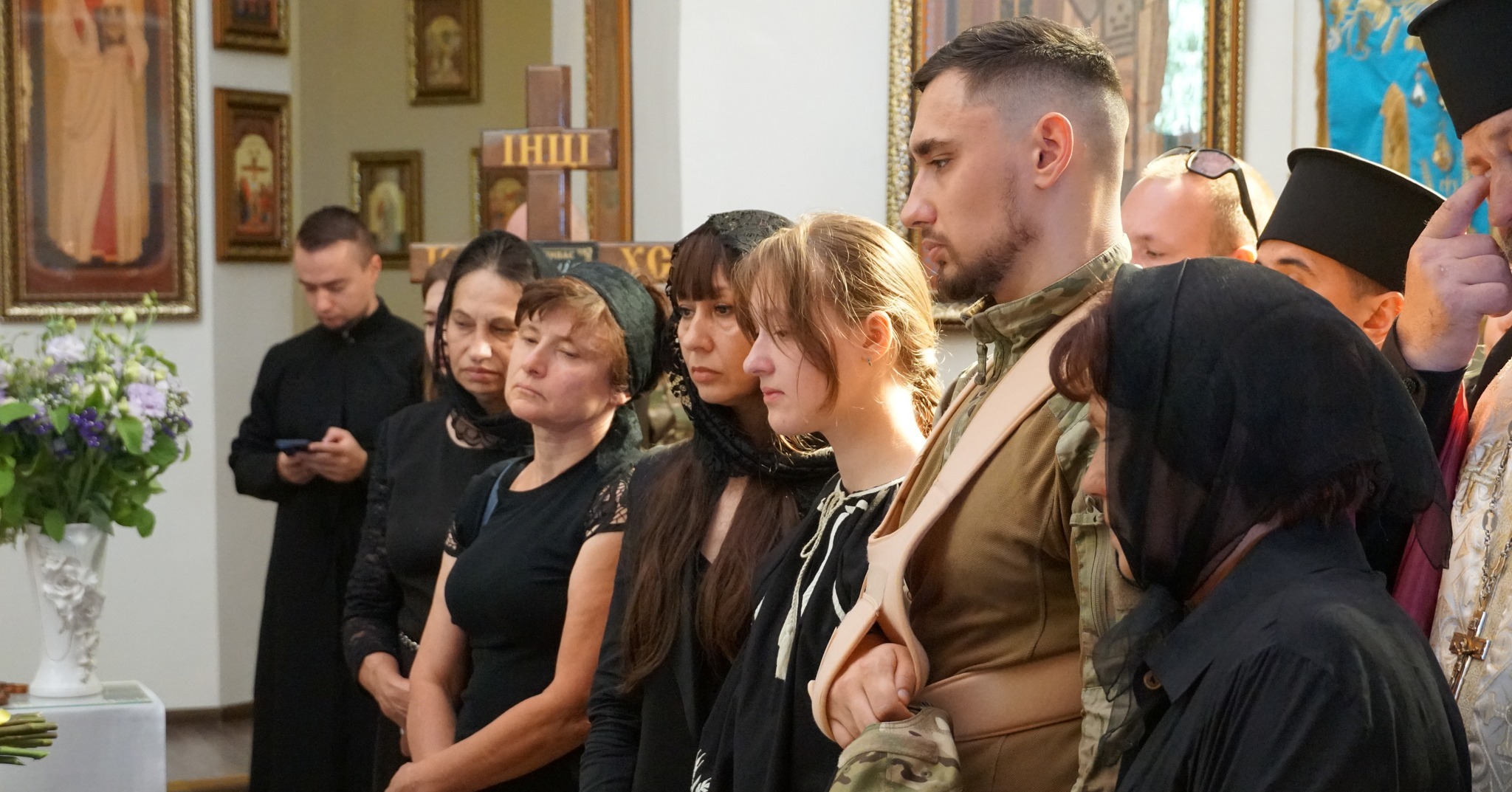 Прощання із воїном Іваном Ключніком у Мукачеві