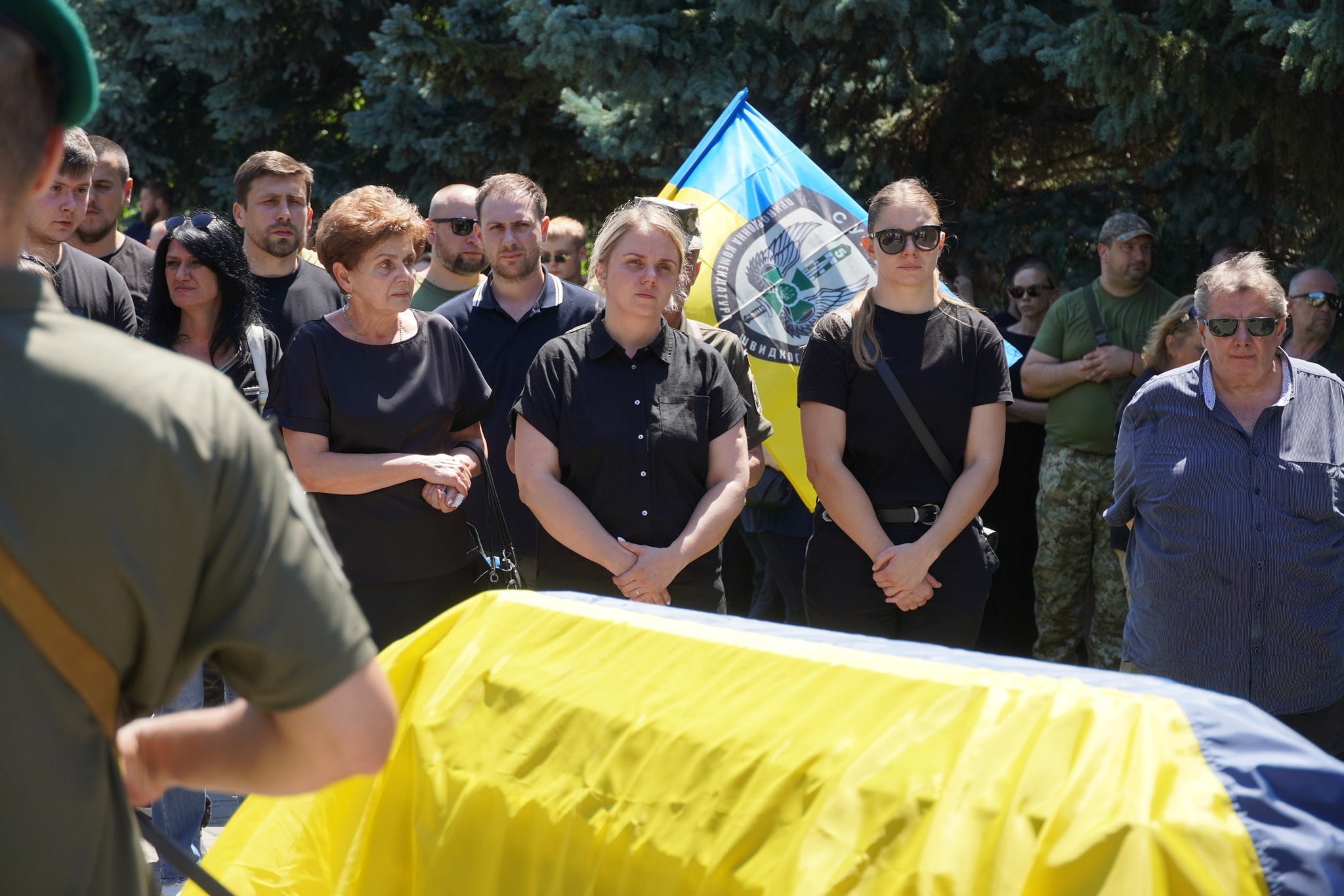 Прощання із інспектором прикордонної служби Василем Шкобою