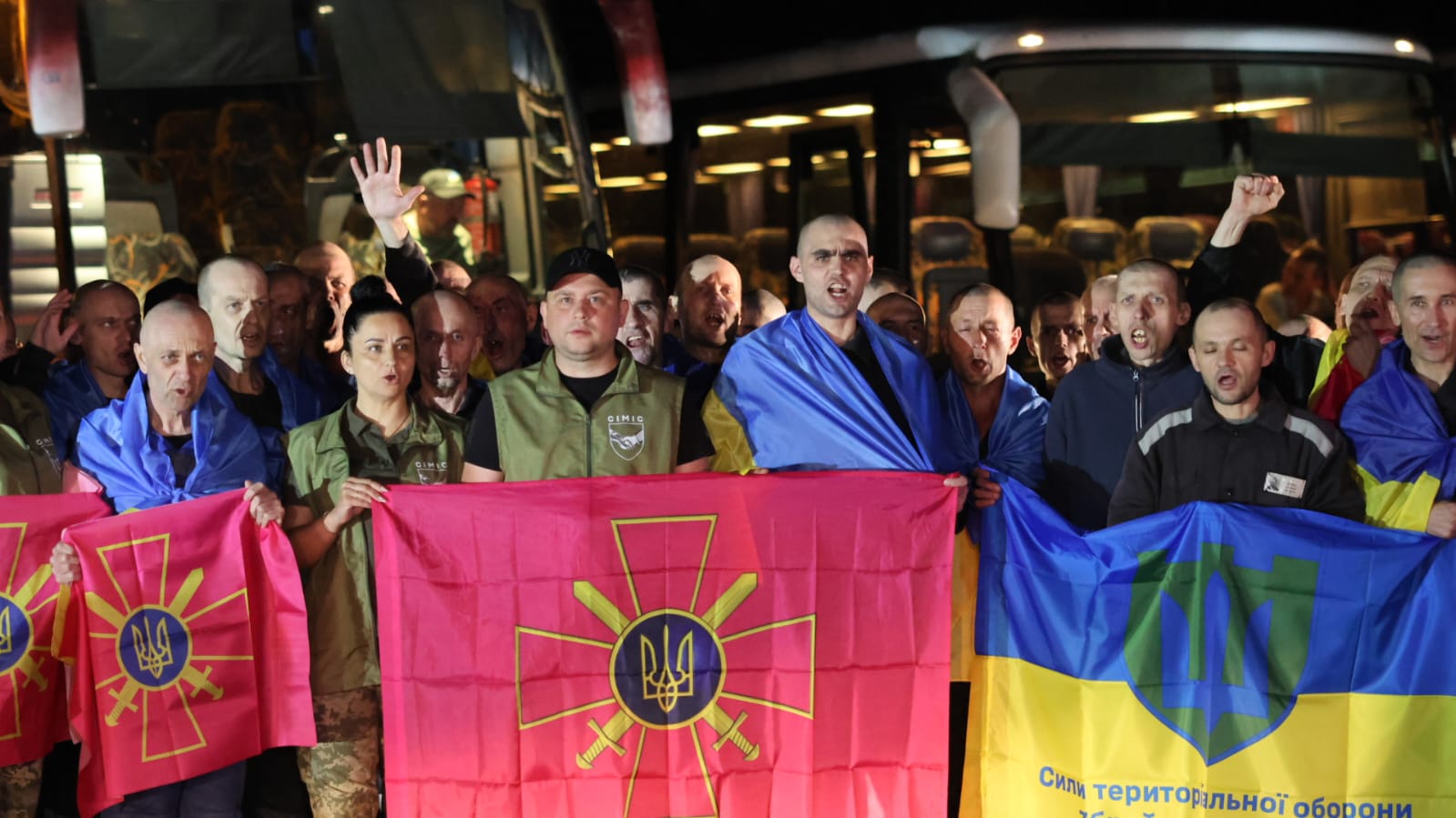 Повернені з полону українські військові