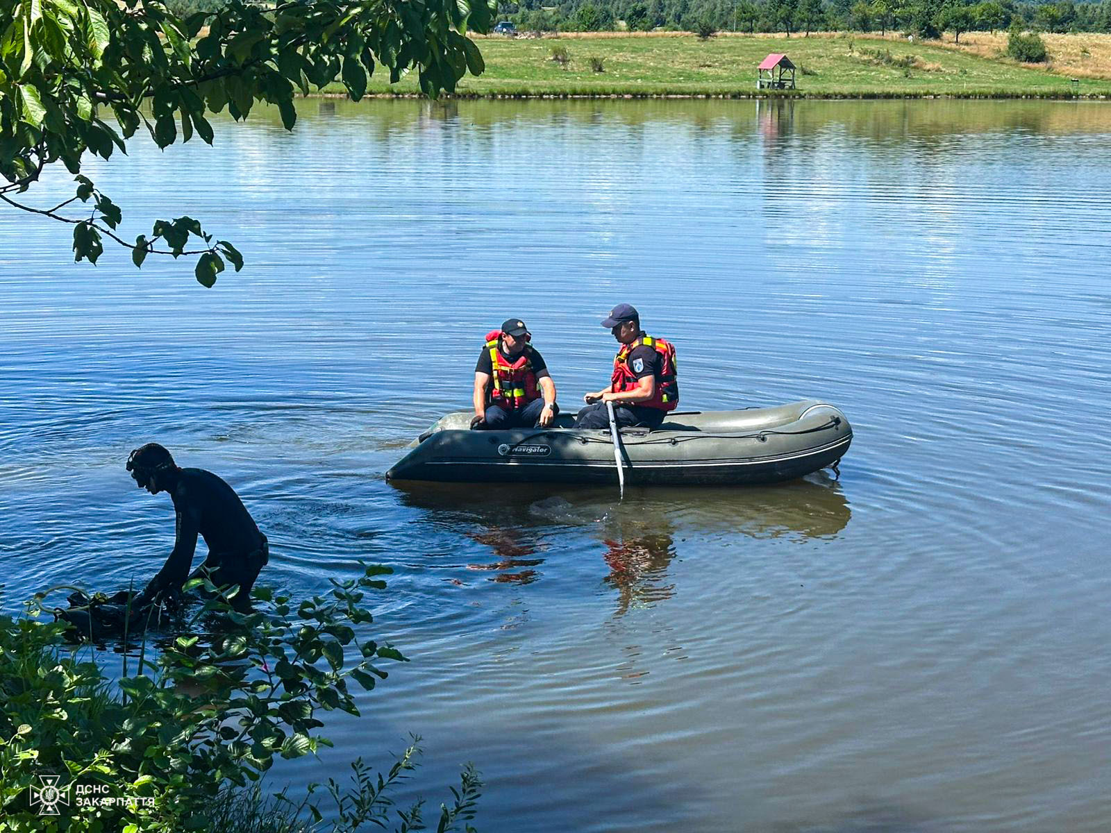 Пошуки ймовірного потопельника на Хустщині