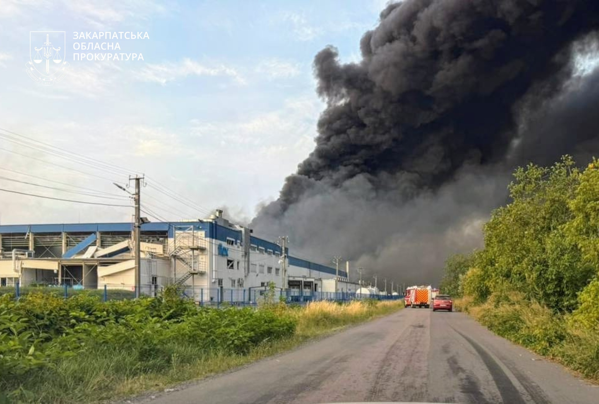 Місце ракетного удару у Мукачеві 21 серпня