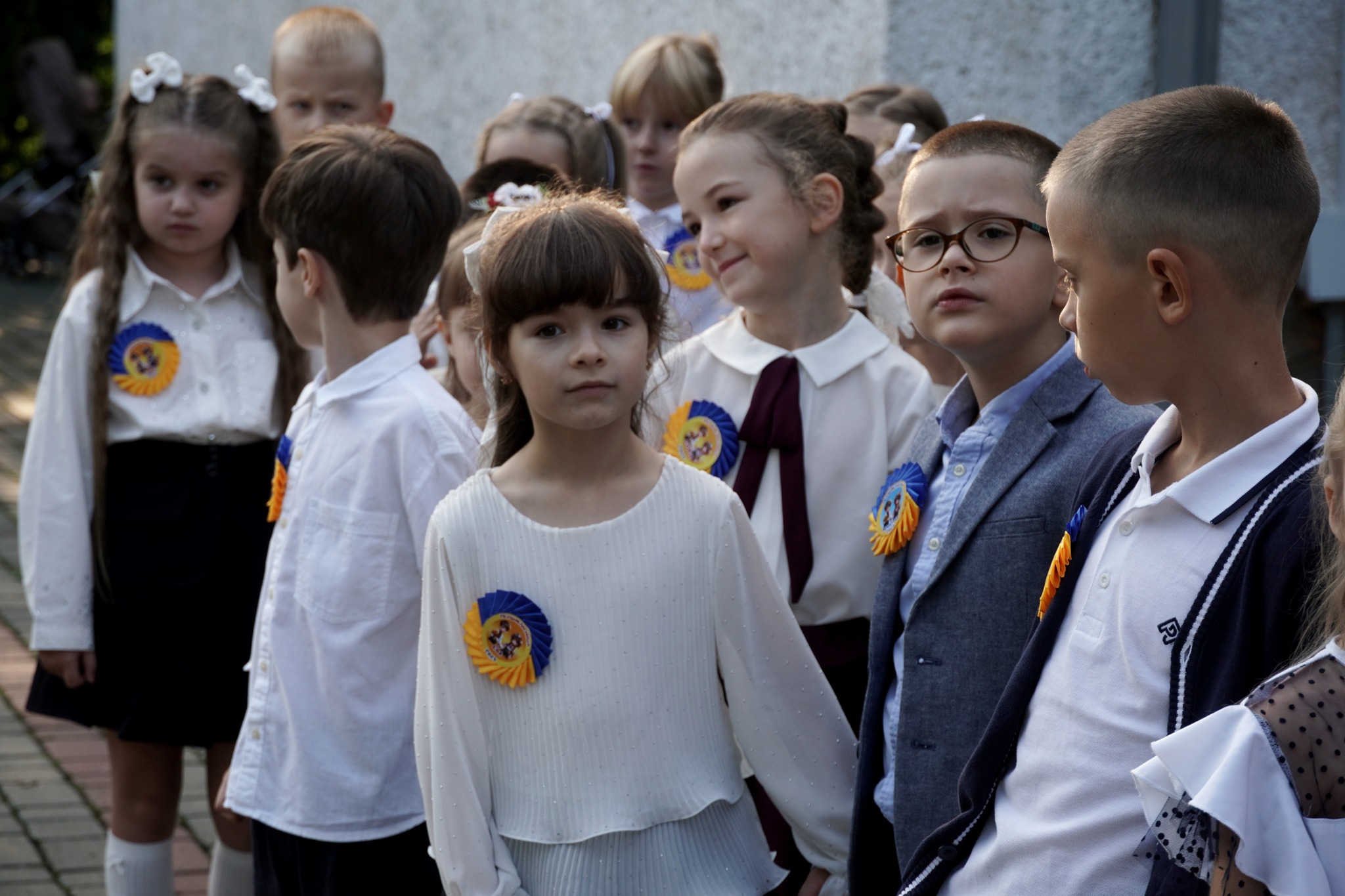Першокласники в Ужгороді