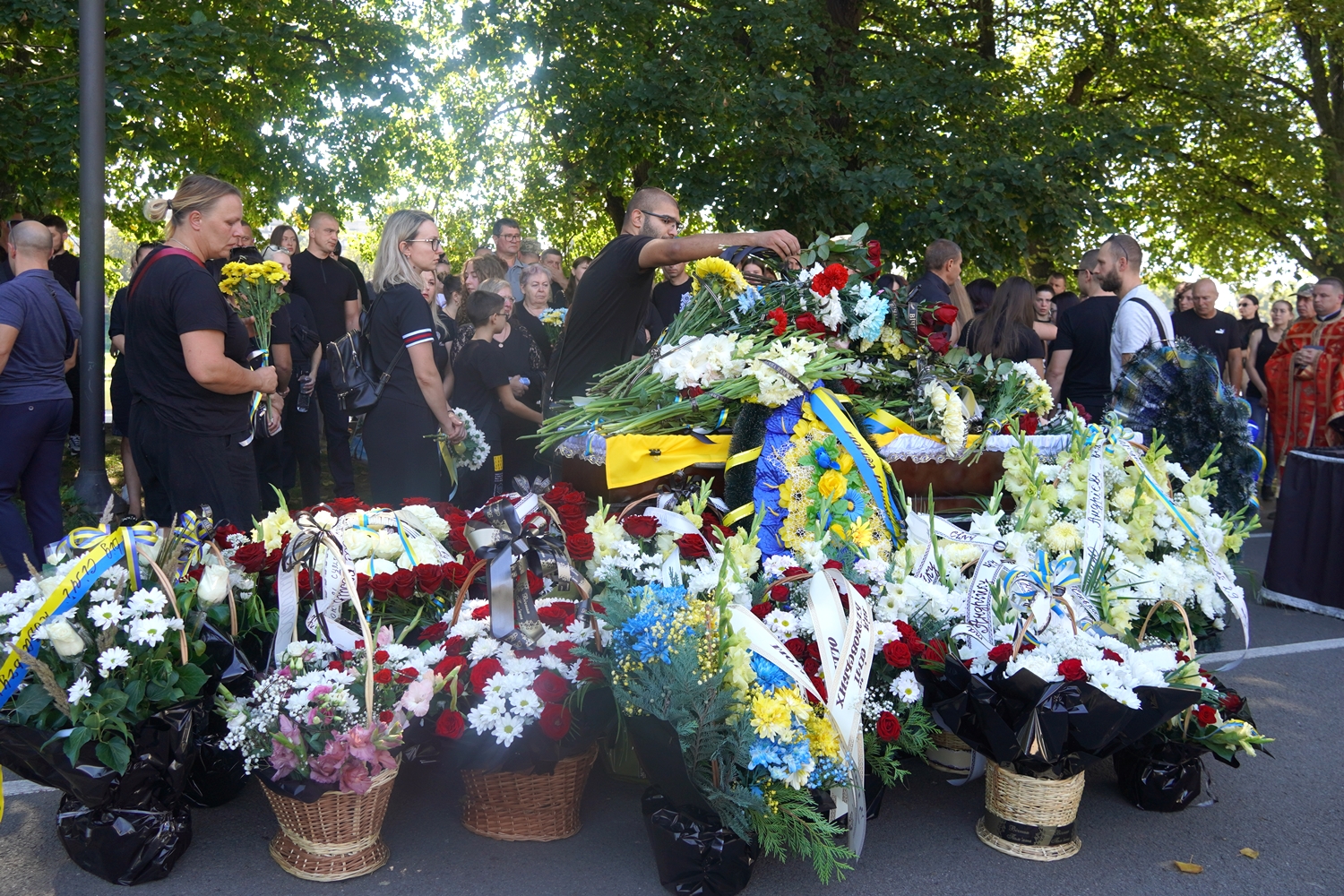 Прощання з воїном Андрієм Поганем